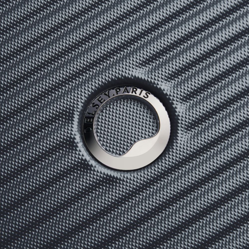 Set of 3 rigid suitcases 55 cm/ 66.5 cm/ 76 cm DELSEY PARIS Grey