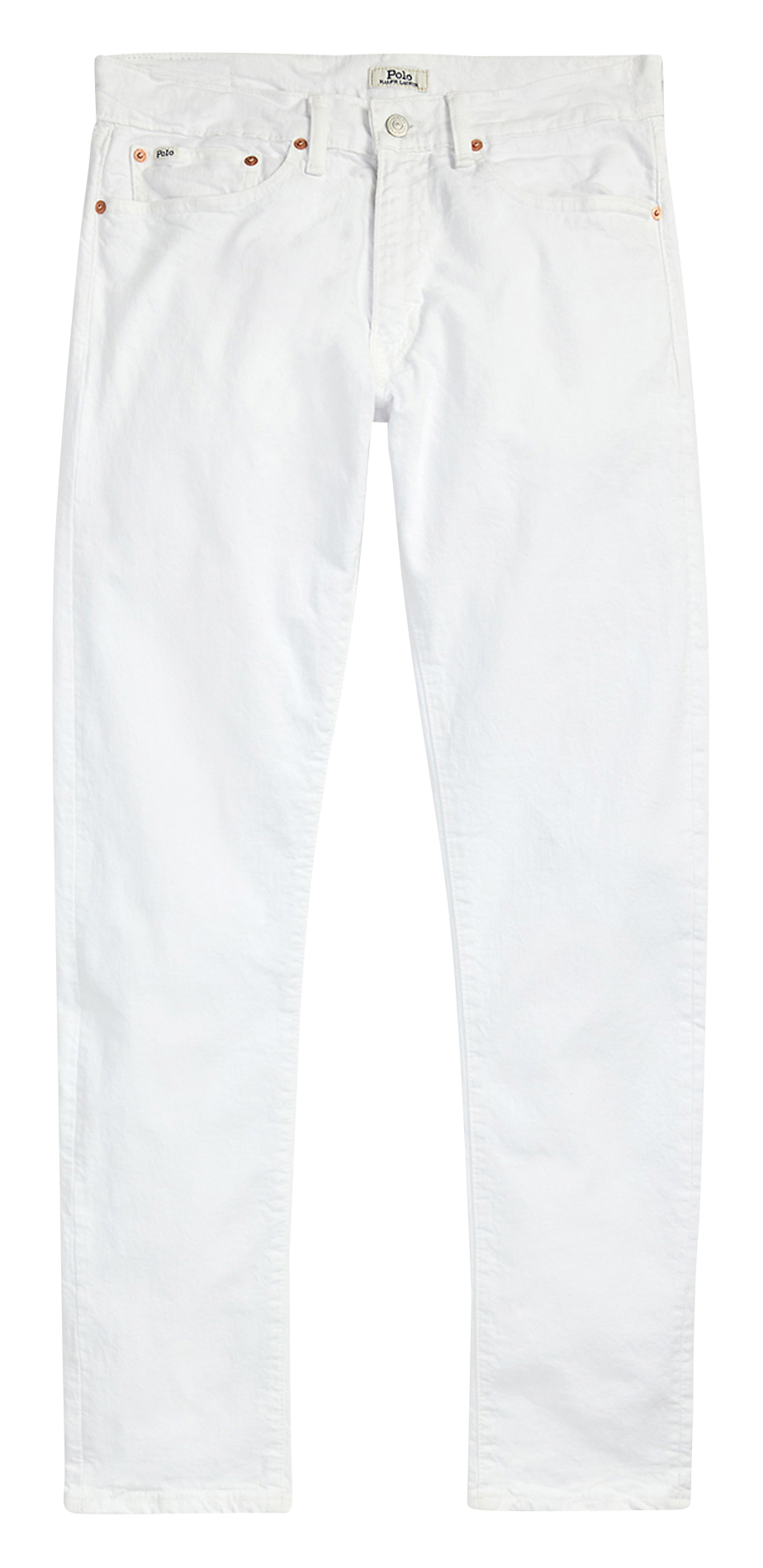 High Waist Slim Fit Jeans POLO RALPH LAUREN Weiss