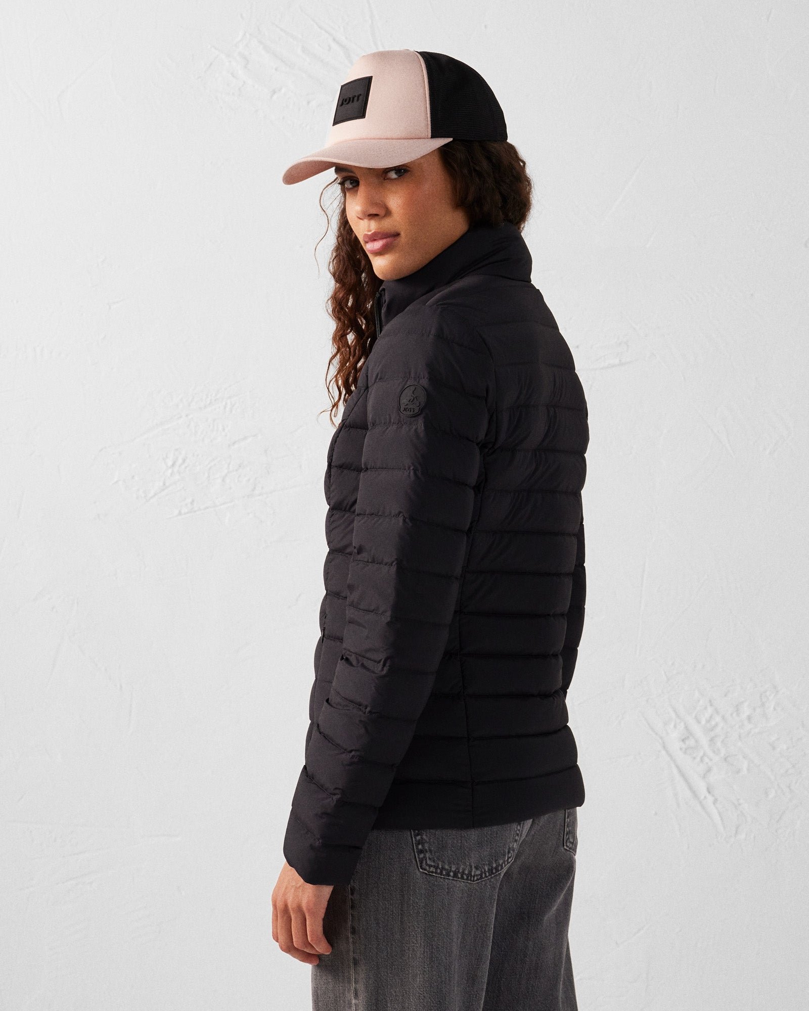 Lightweight stretch down jacket Maia JOTT Black