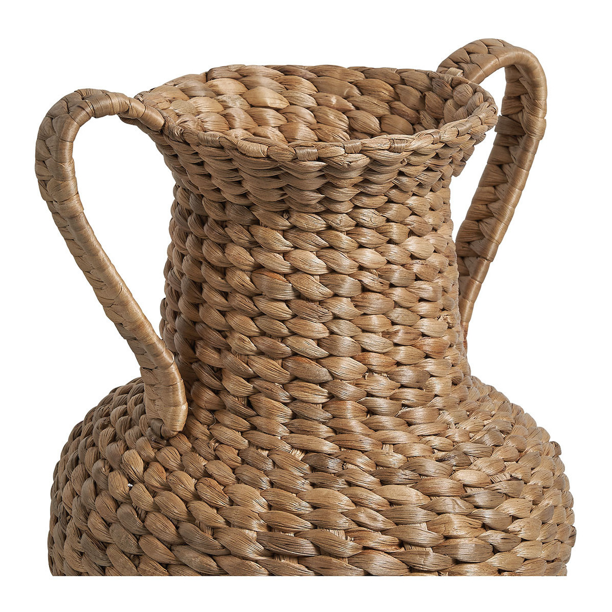 Decorative amphora vase with wicker oasis BLANC D'IVOIRE No Color