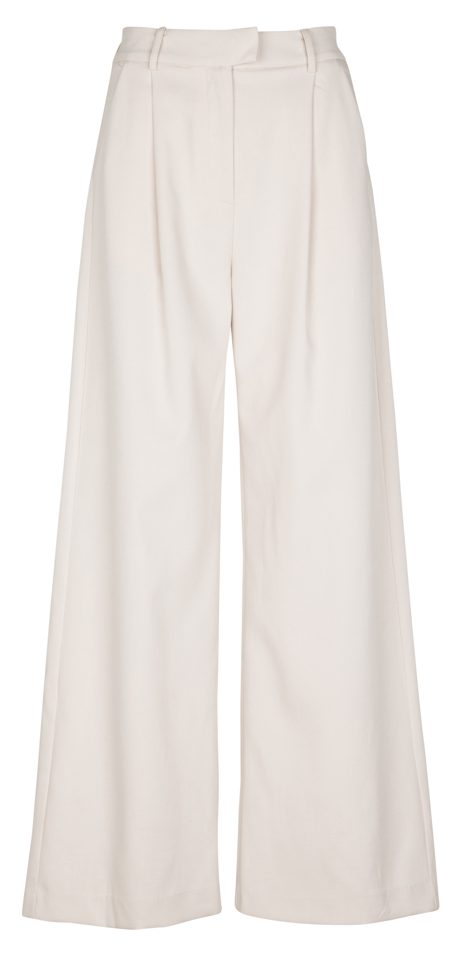Pantalon large taille haute SUNCOO Blanc