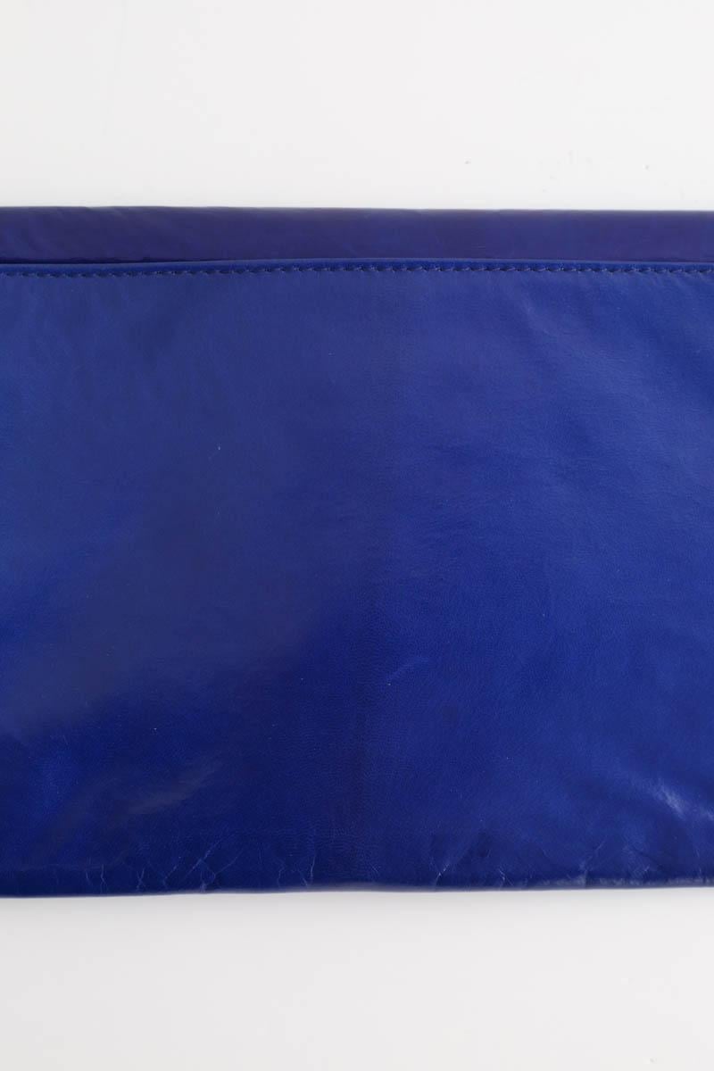 Leather bag CAREL PARIS - Seconde Main Blue