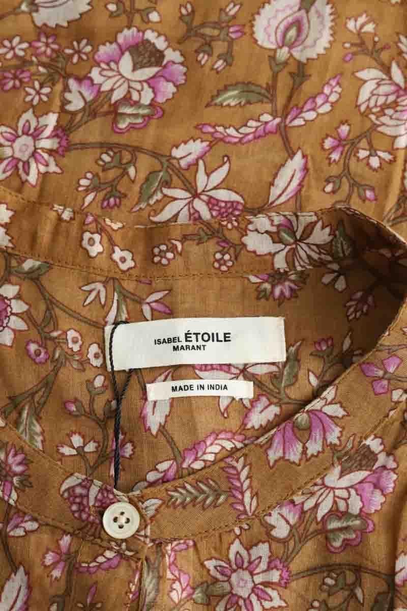 Cotton blouse ISABEL MARANT ÉTOILE - SECONDE MAIN Brown