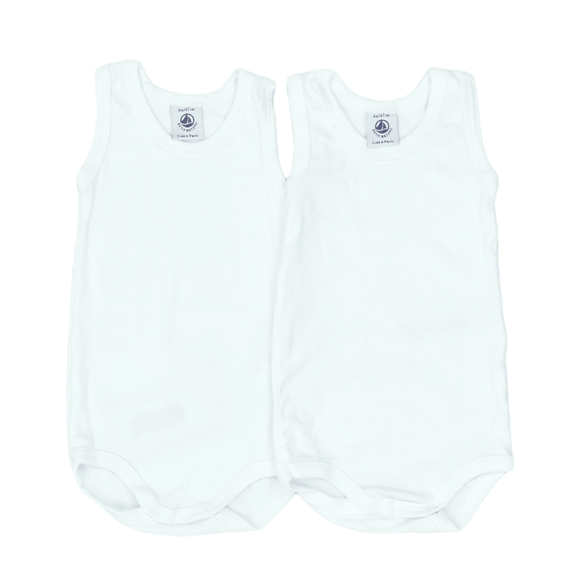 White baby bodysuit - 6 months PETIT BATEAU - Seconde Main White