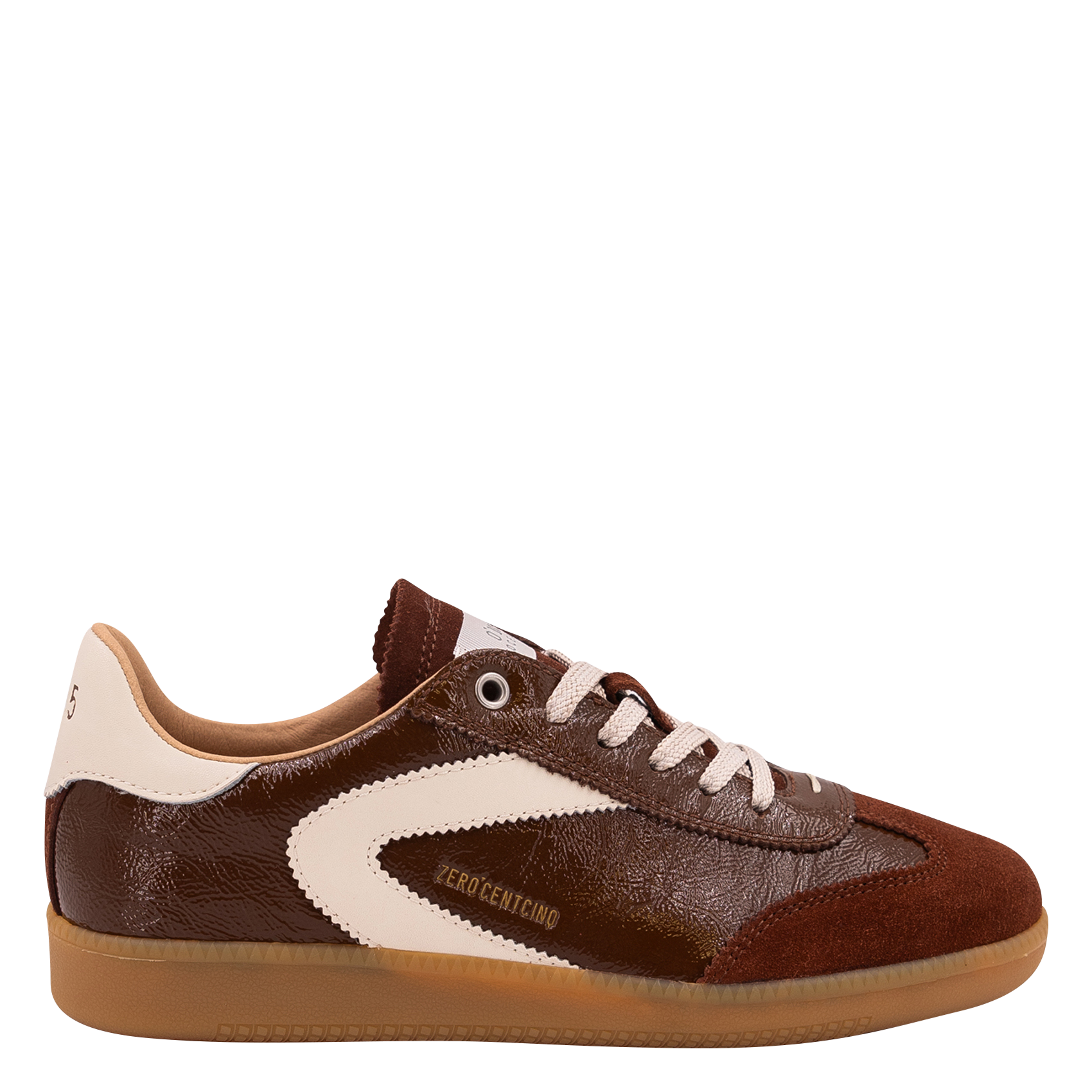 Baskets basses en cuir 0'105 Marron