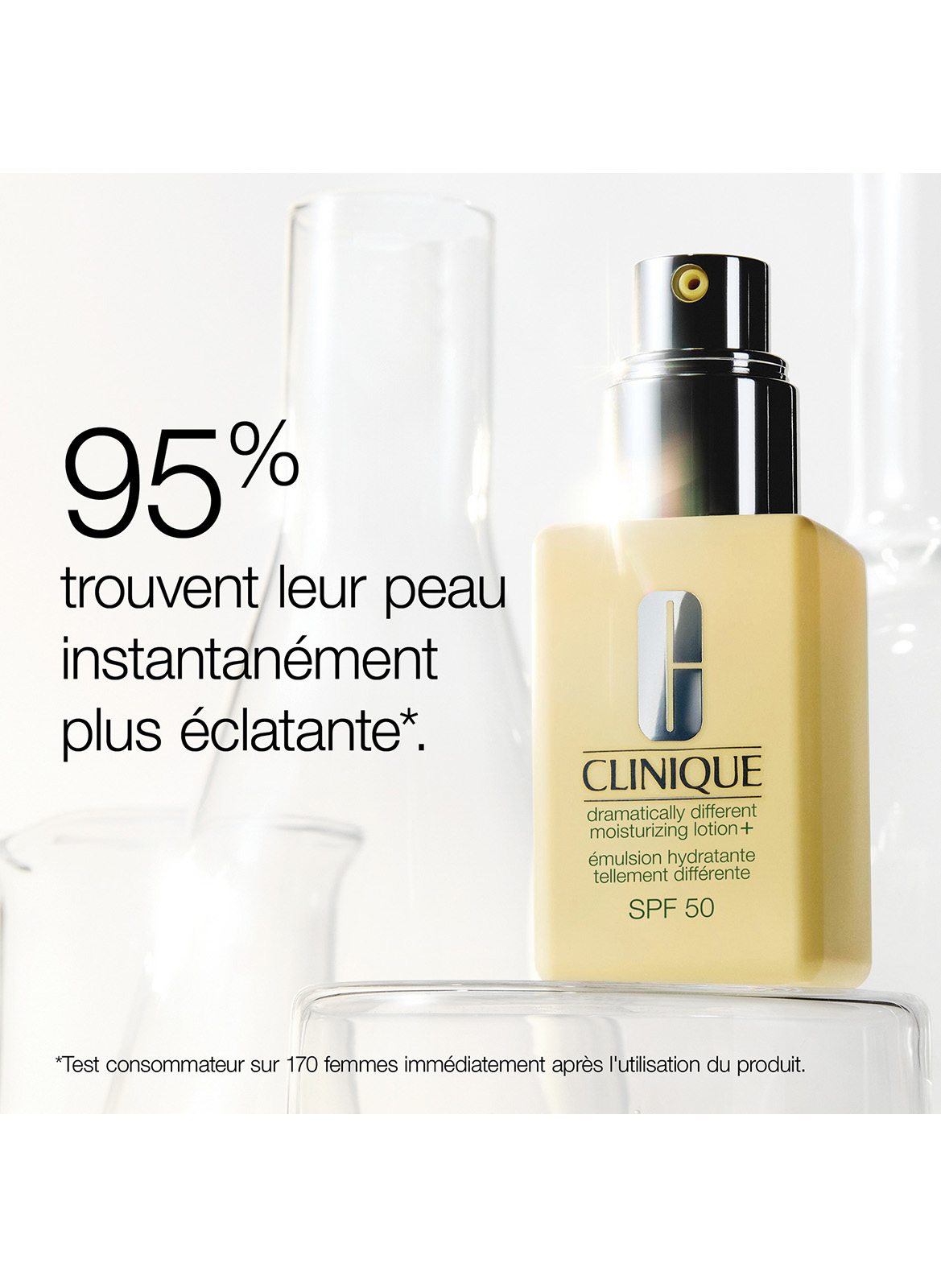 Émulsion Hydratante Tellement Différente SPF 50 CLINIQUE No color