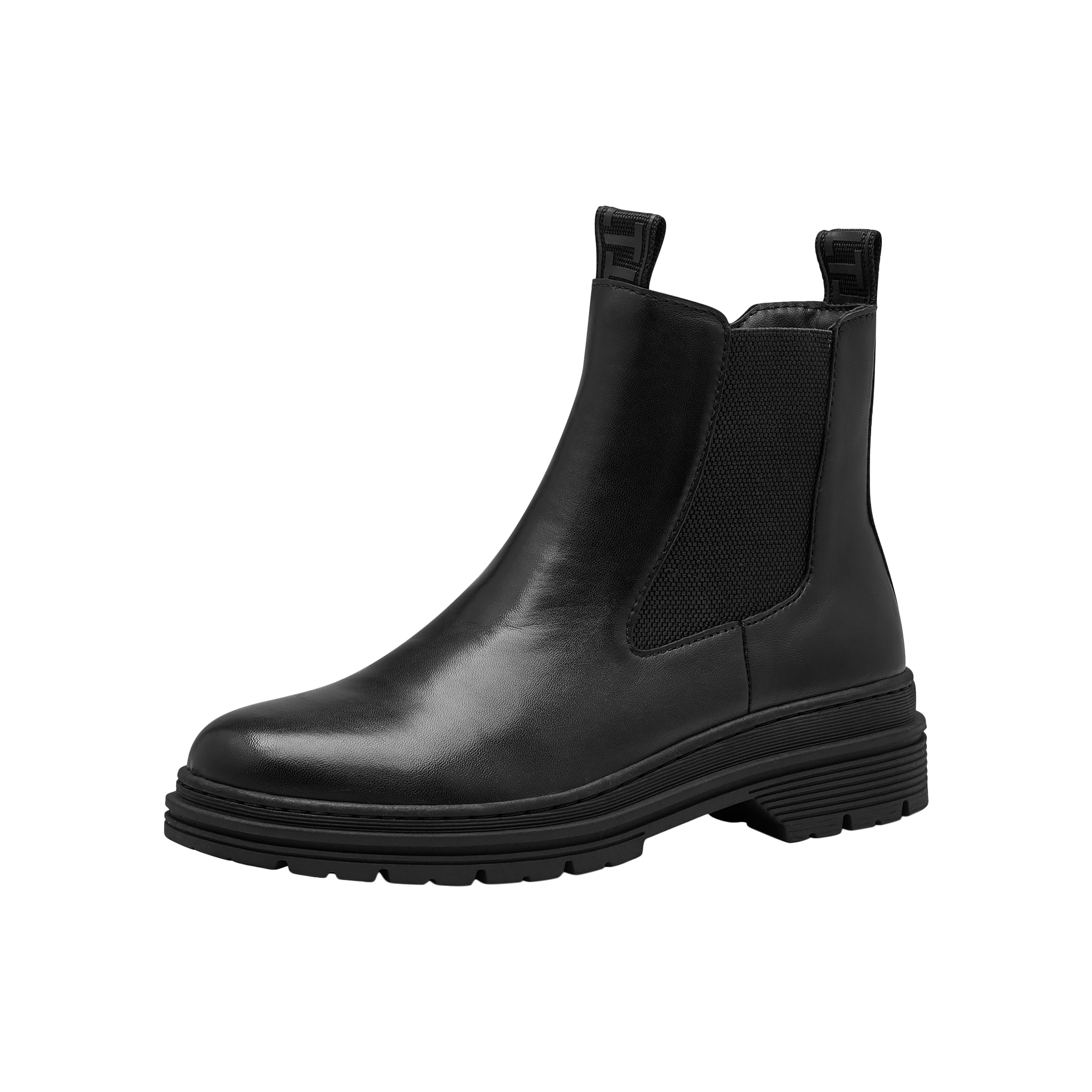 Leather Chelsea boot TAMARIS Black