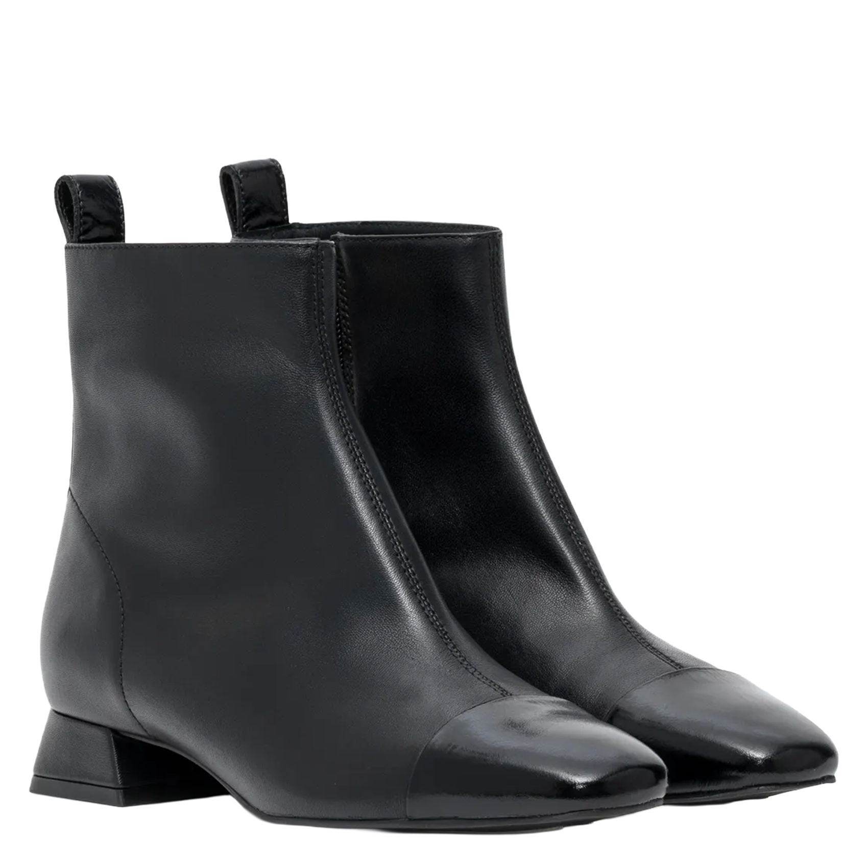 Bottines à talons en cuir  BOCAGE Noir