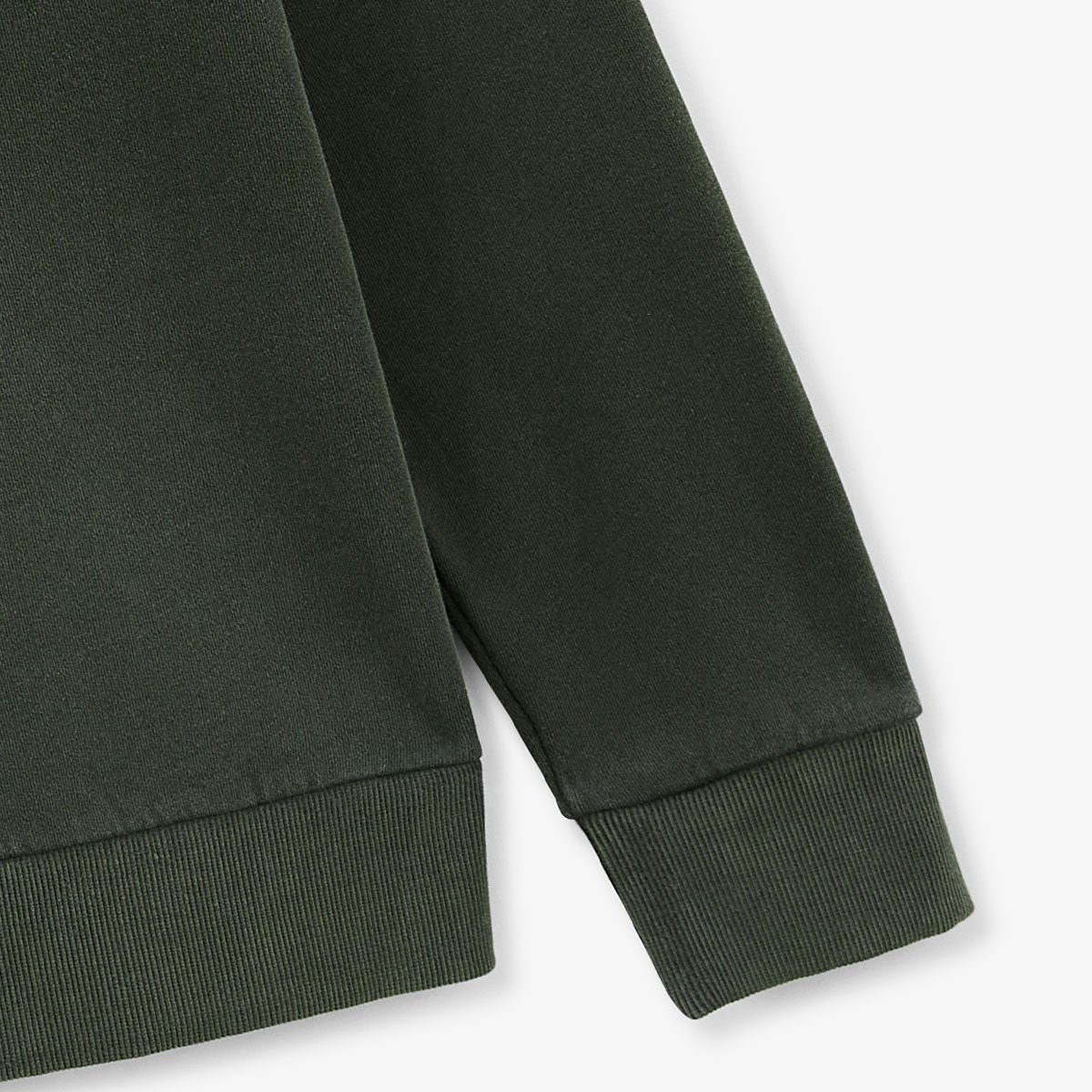 Sweatshirt with zippered collar SERGE BLANCO Green