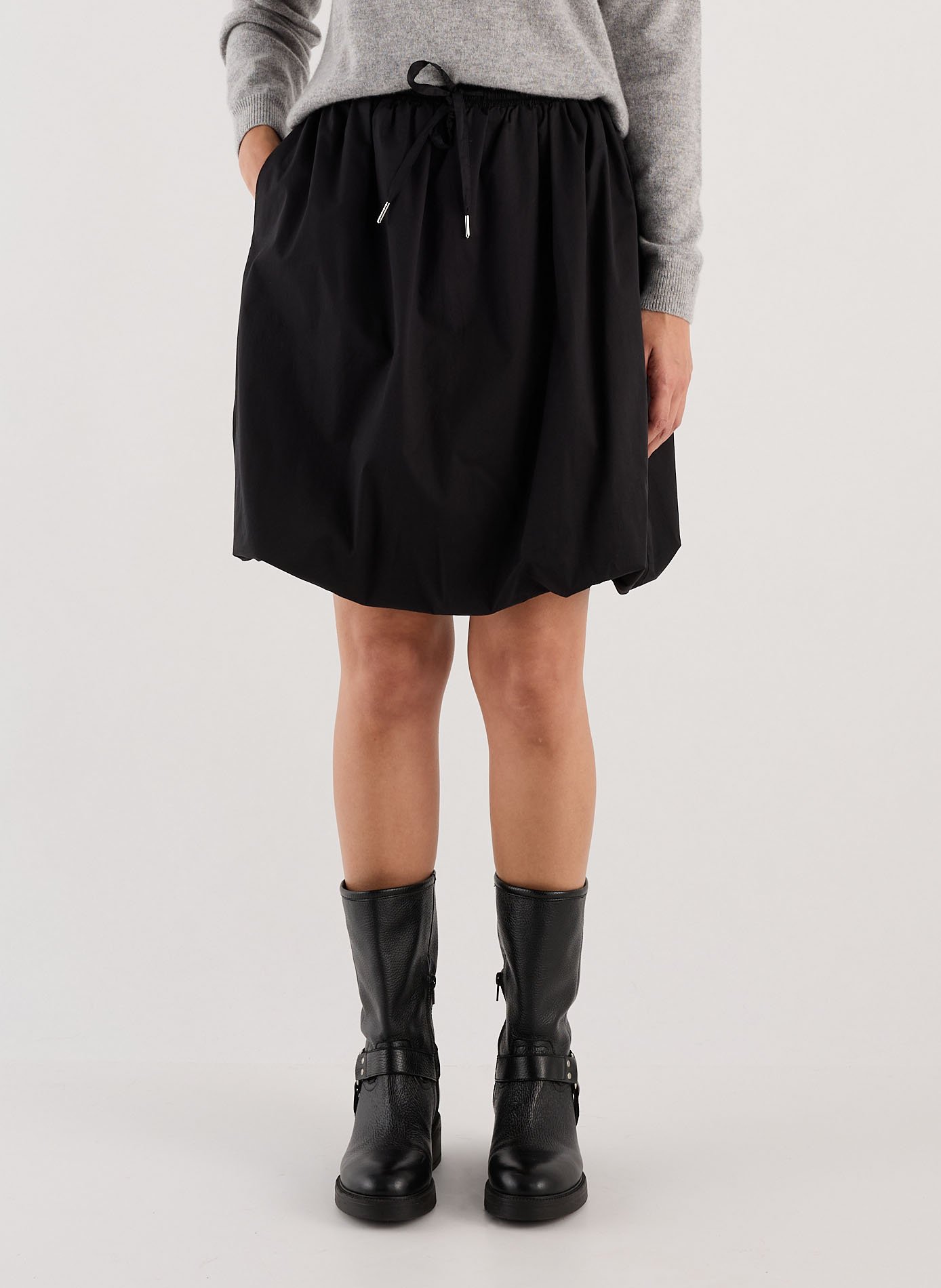 Jupe bouleen coton mélangé SAISON 1865 Noir