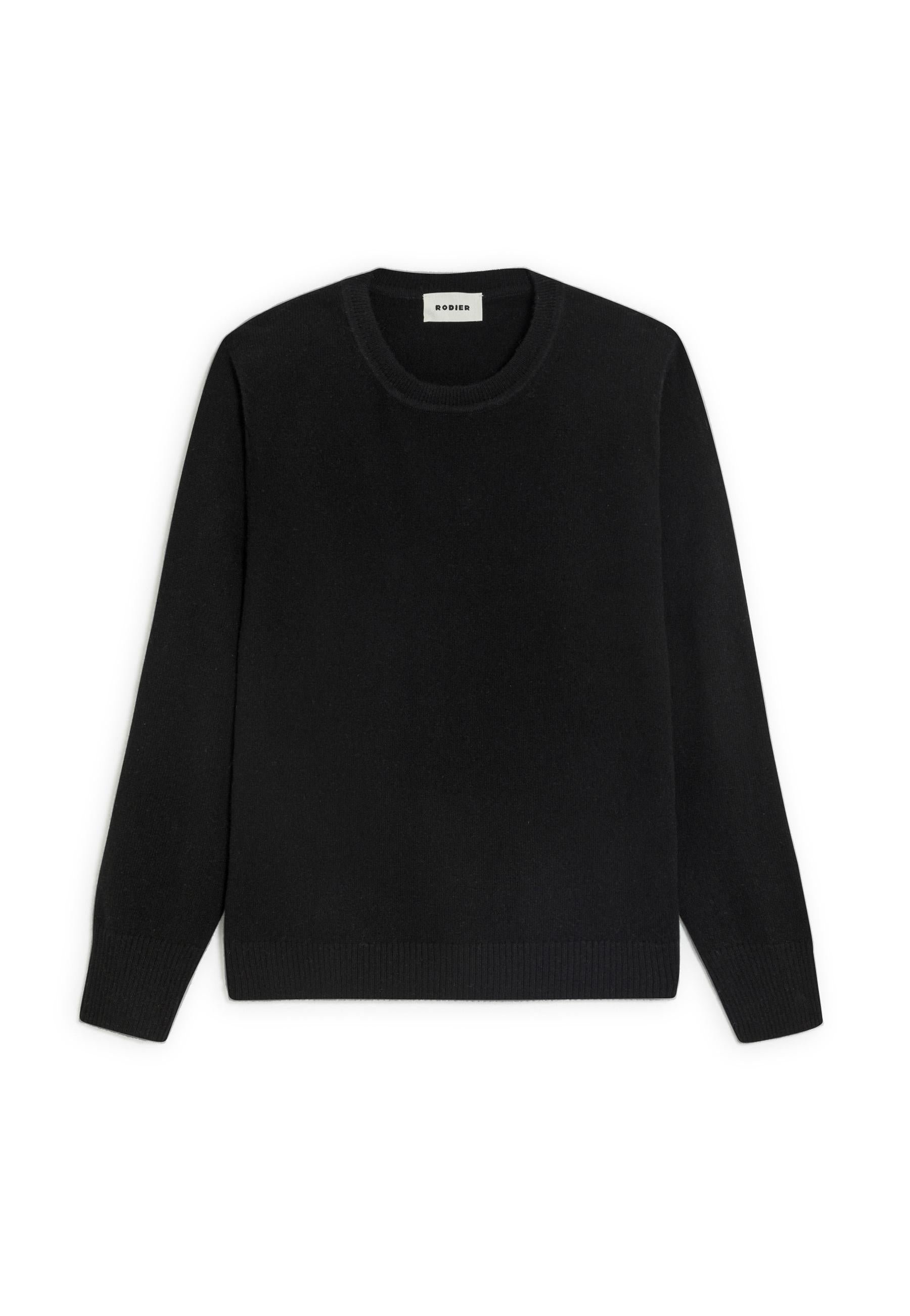 Belted cashmere sweater RODIER Black