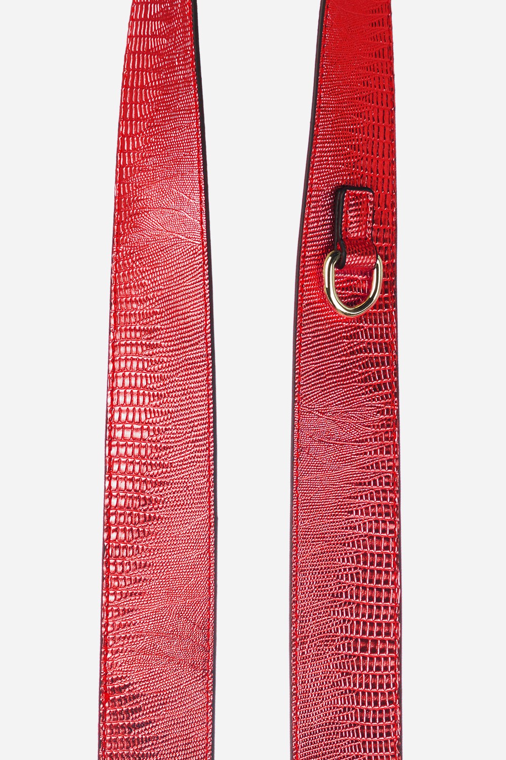 Croco-style phone strap LA COQUE FRANCAISE Red