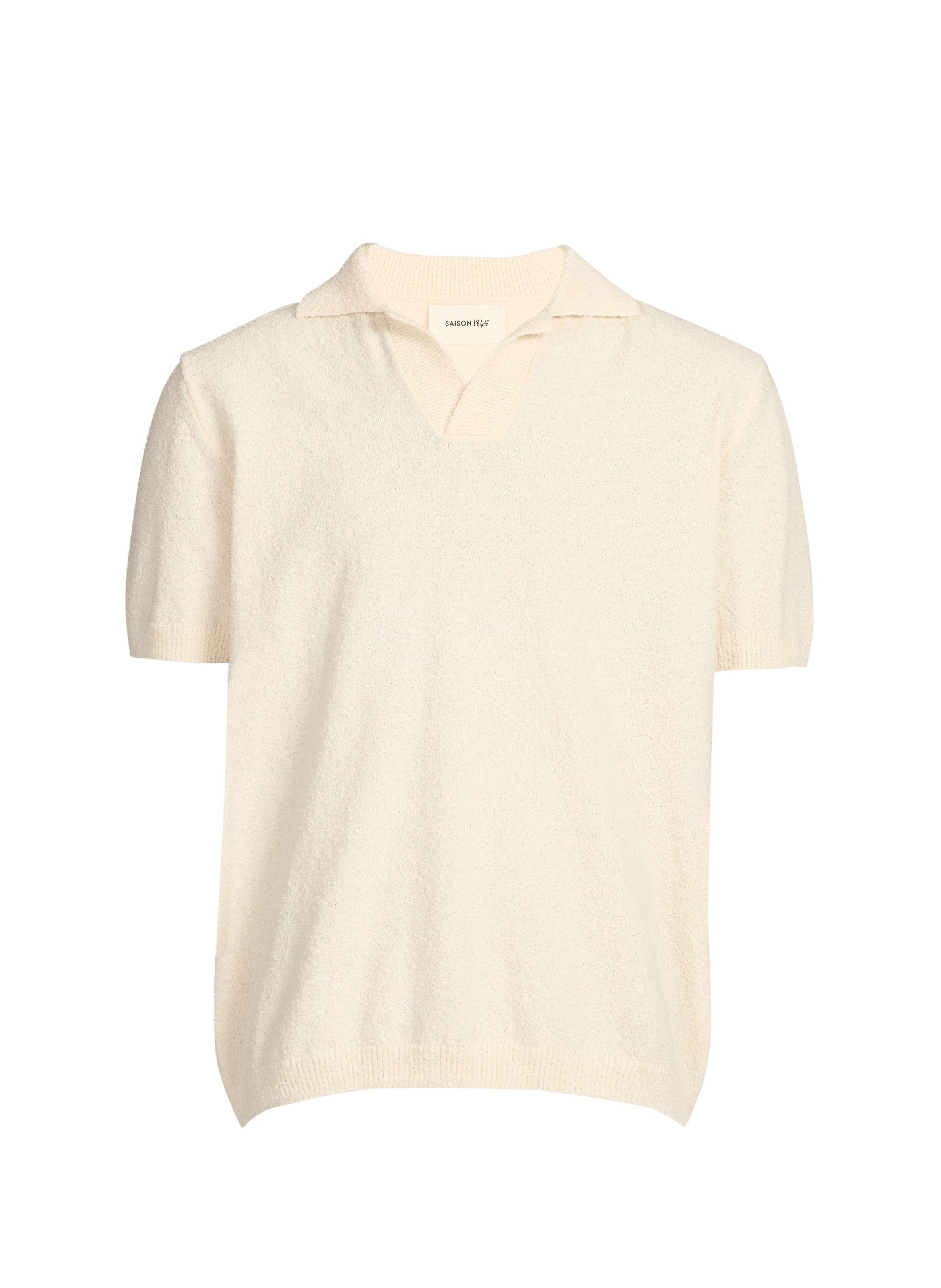 Polo droit en coton mélangé SAISON 1865