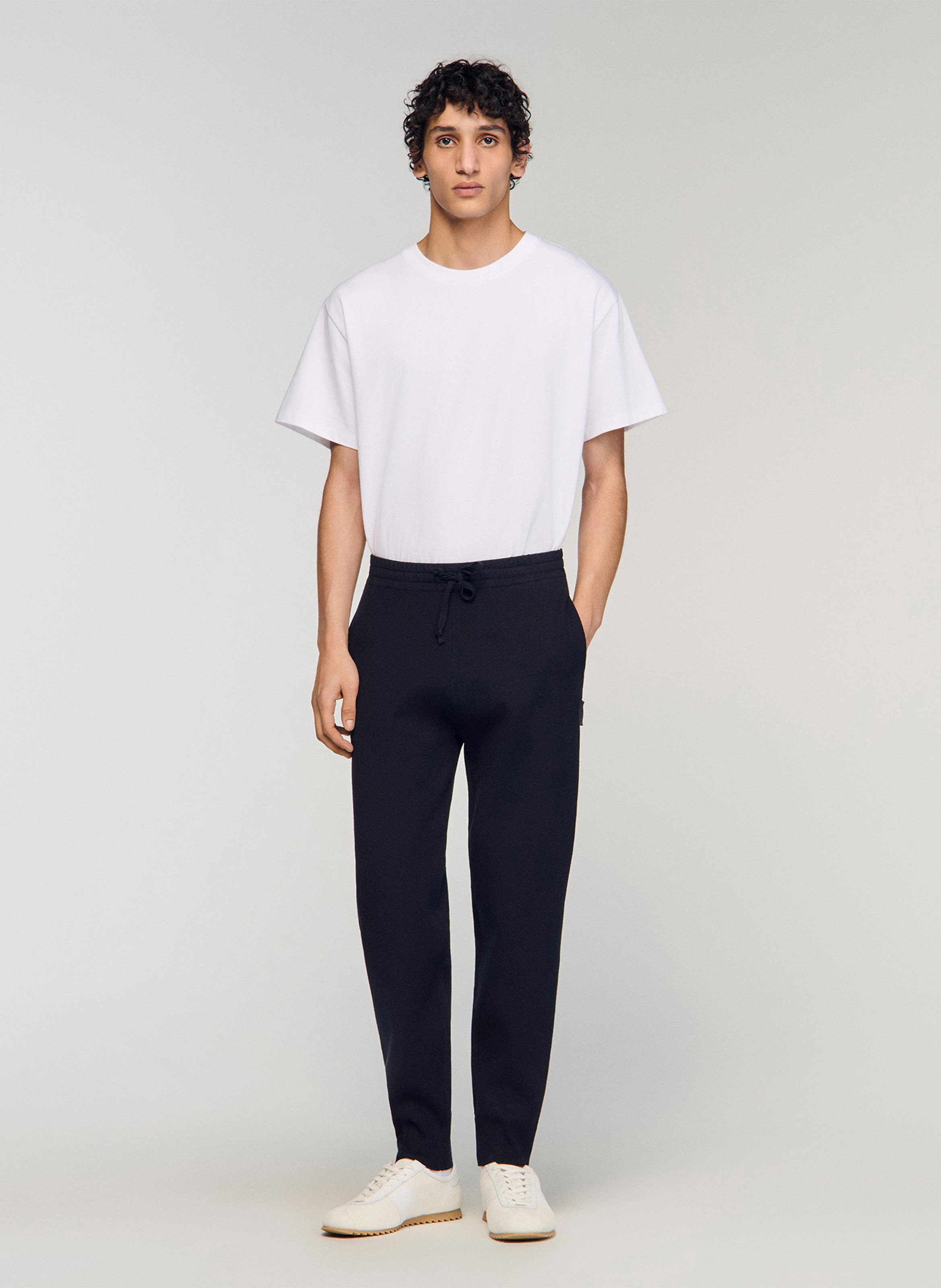 Jogging en maille SANDRO Bleu