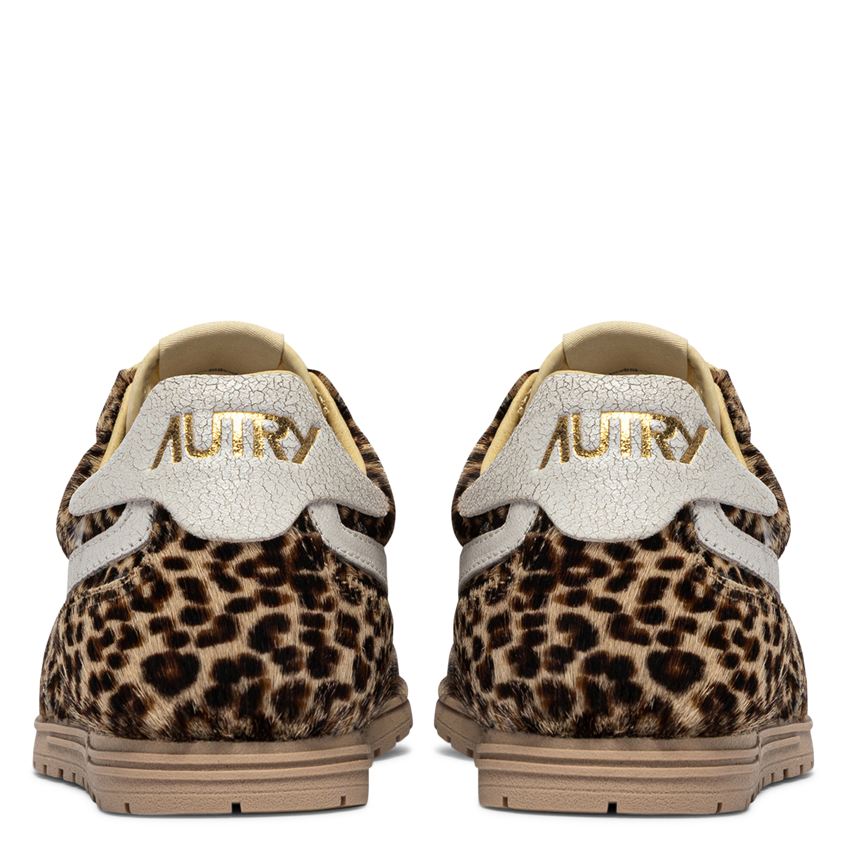 Leather low-top sneakers AUTRY Multicolored