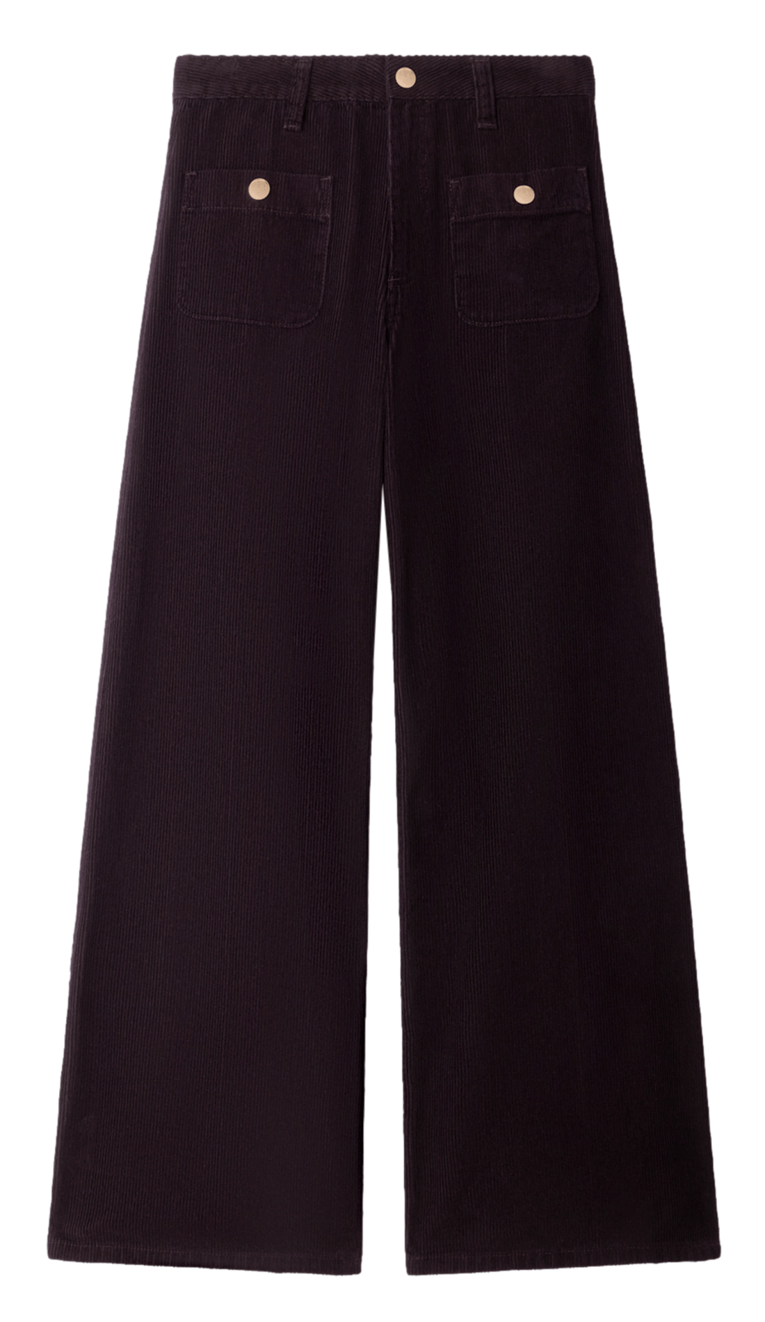 Wijde broek met bretels SANDRO Rood
