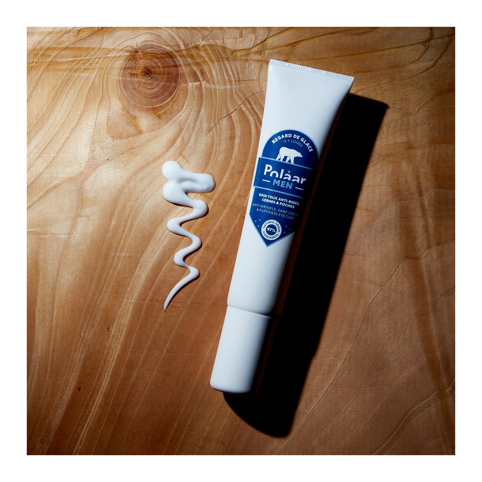 Men - Icy Looks Anti-Wrinkle, Dark Circles & Puffiness Eye Care with Siberian Ginseng POLAAR No color