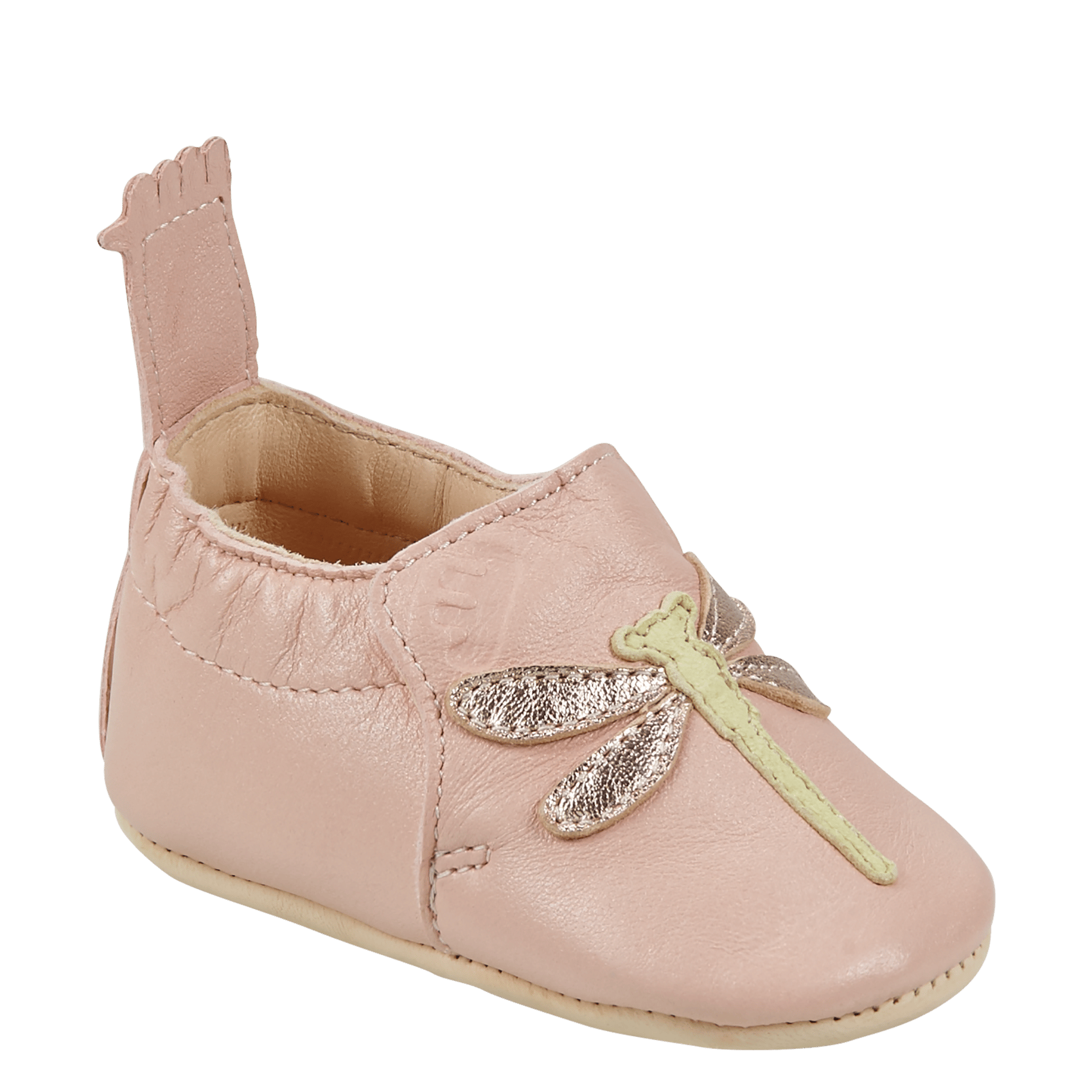 Hausschuhe aus Leder EASY PEASY Rosa