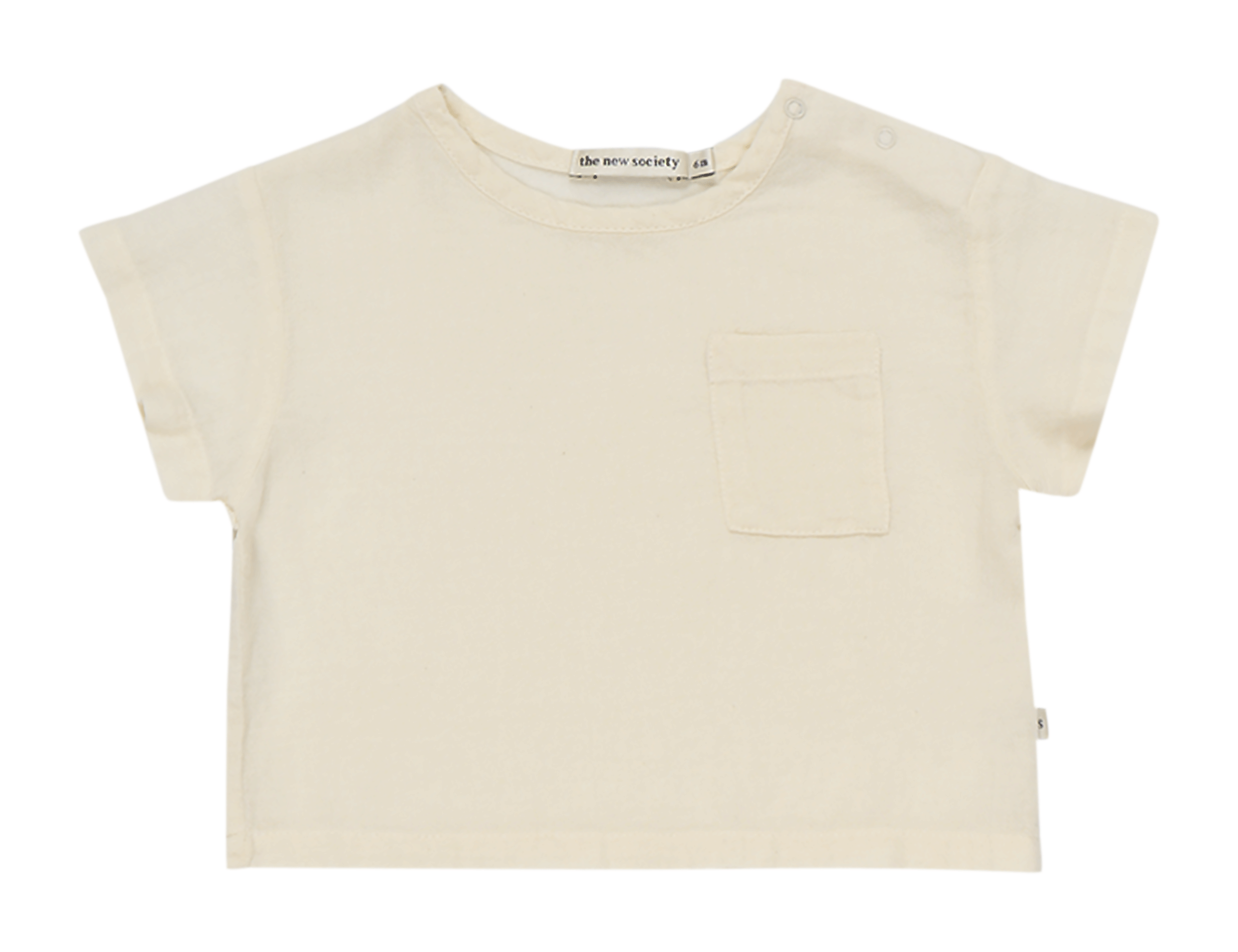 Round-neck organic cotton T-shirt THE NEW SOCIETY White