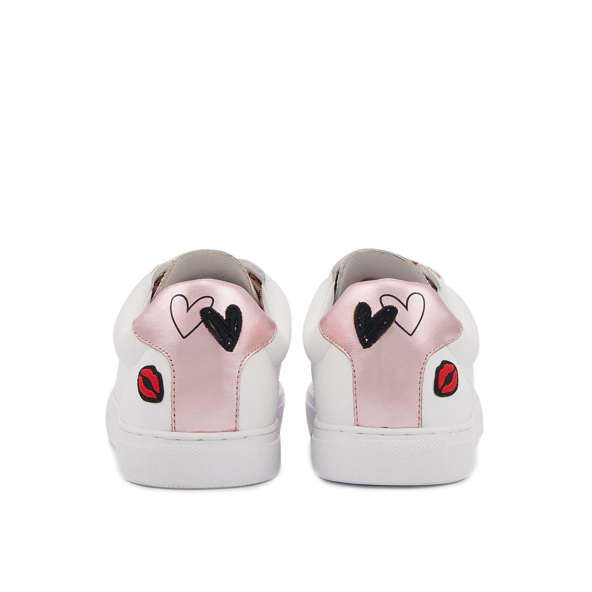 Leather sneakers BONS BAISERS PARIS White