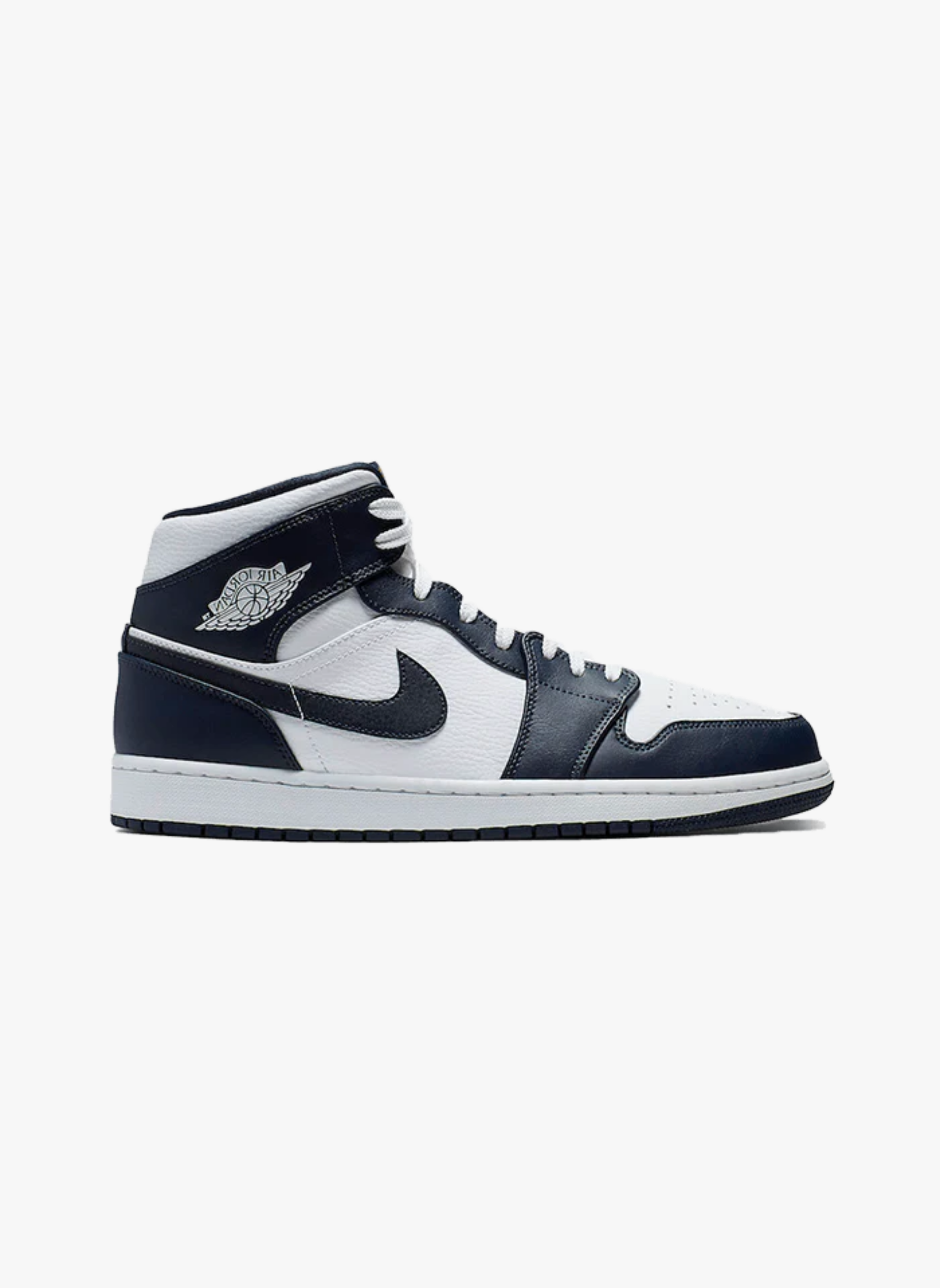 jordan 1 mid white black white