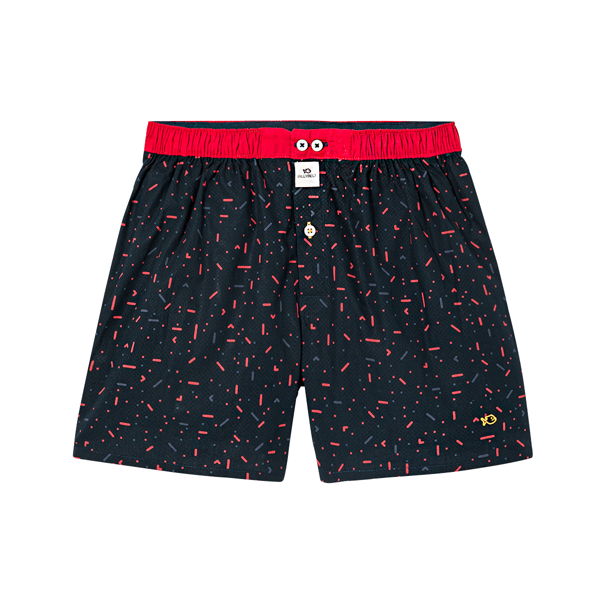 Organic cotton boxer shorts BILLYBELT Blue