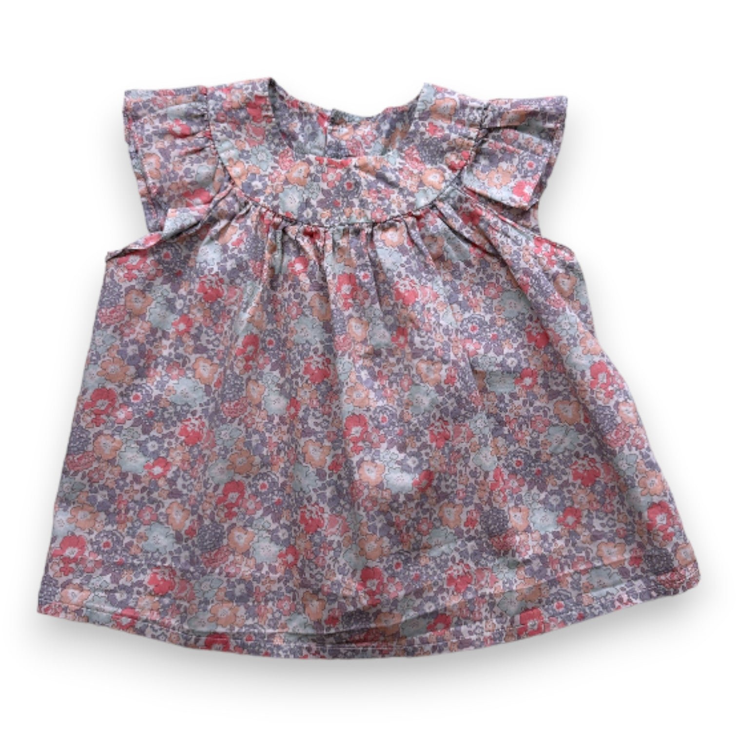 Multicolored baby dress - 12 months BONPOINT - Seconde Main Multicolored