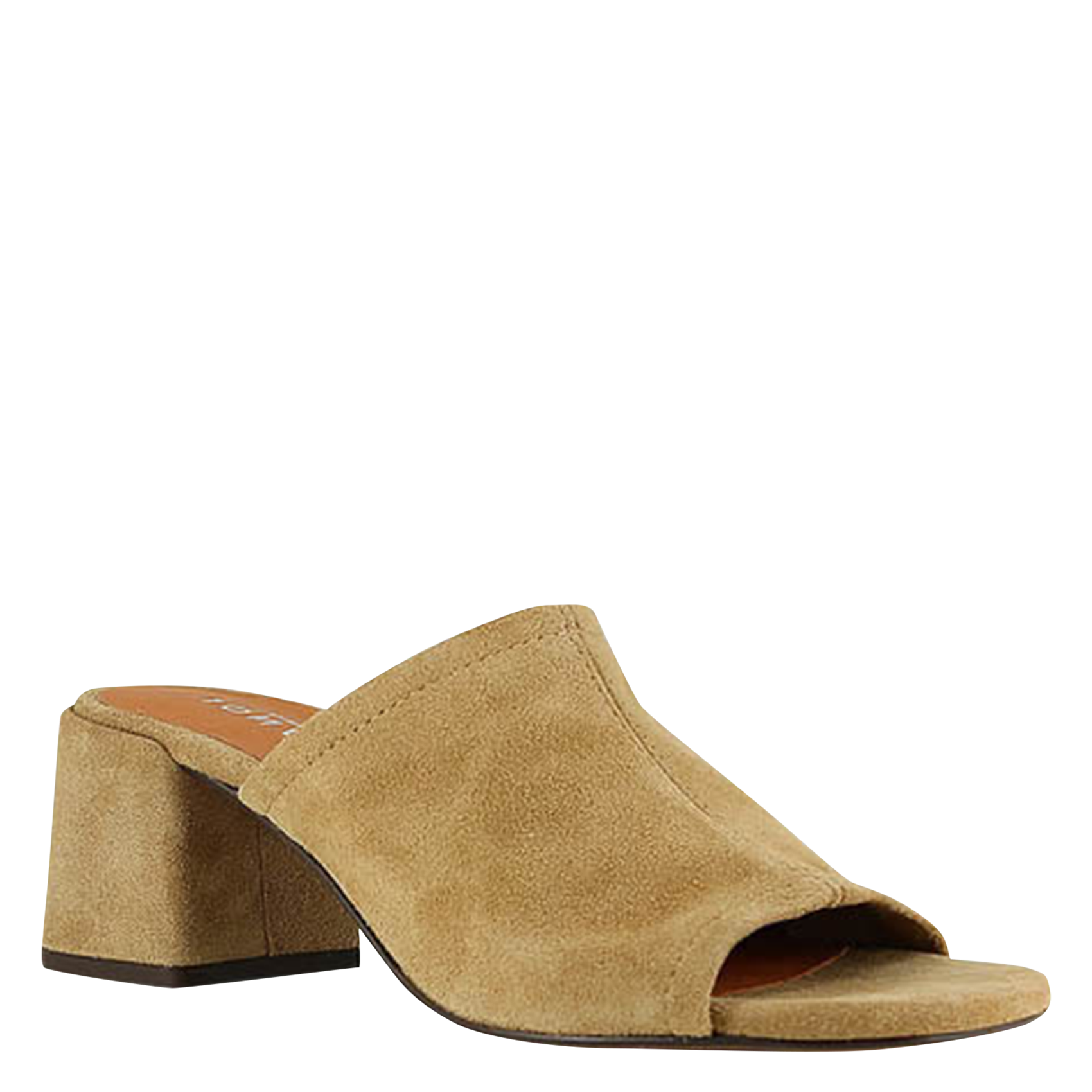 Sandales en cuir velours JONAK Marron