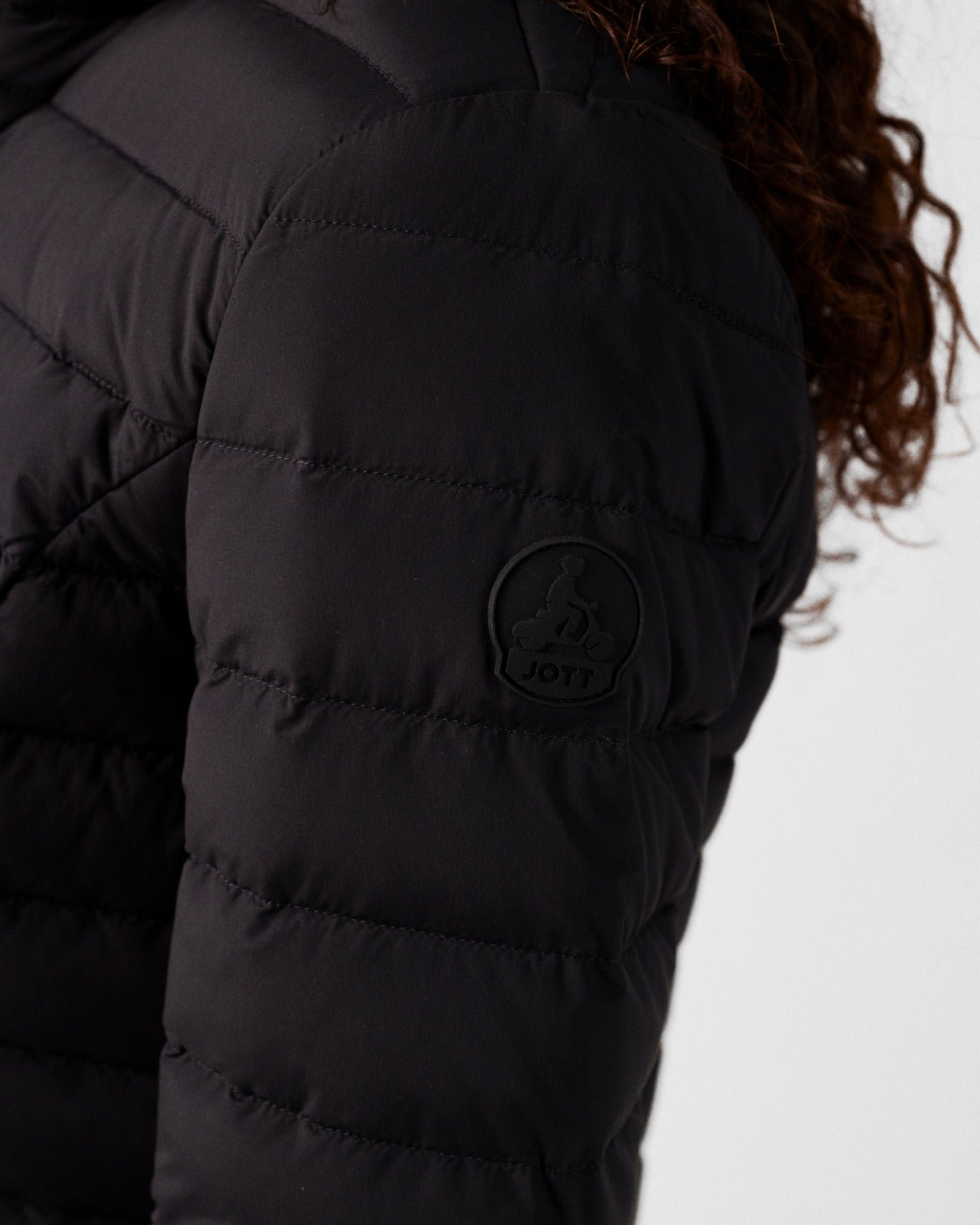 Lightweight stretch down jacket Maia JOTT Black