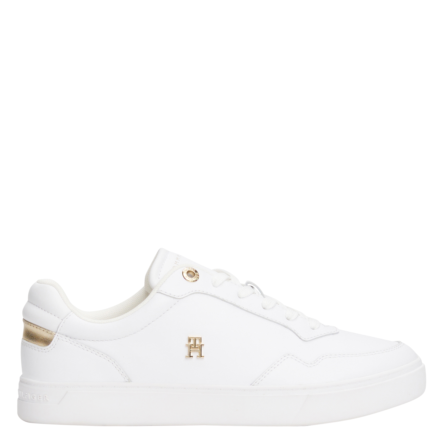 Baskets en cuir TOMMY HILFIGER Doré