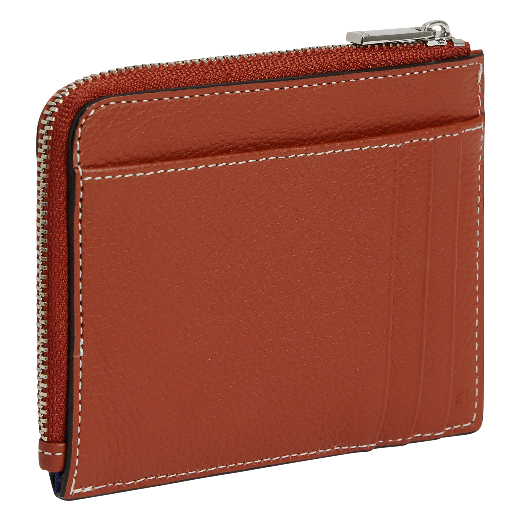 - 100% leer, - 6 kaarthoudersplitten, - 1 centrale zak, - Afmetingen: L10 x H7 cm. LE TANNEUR Bruin