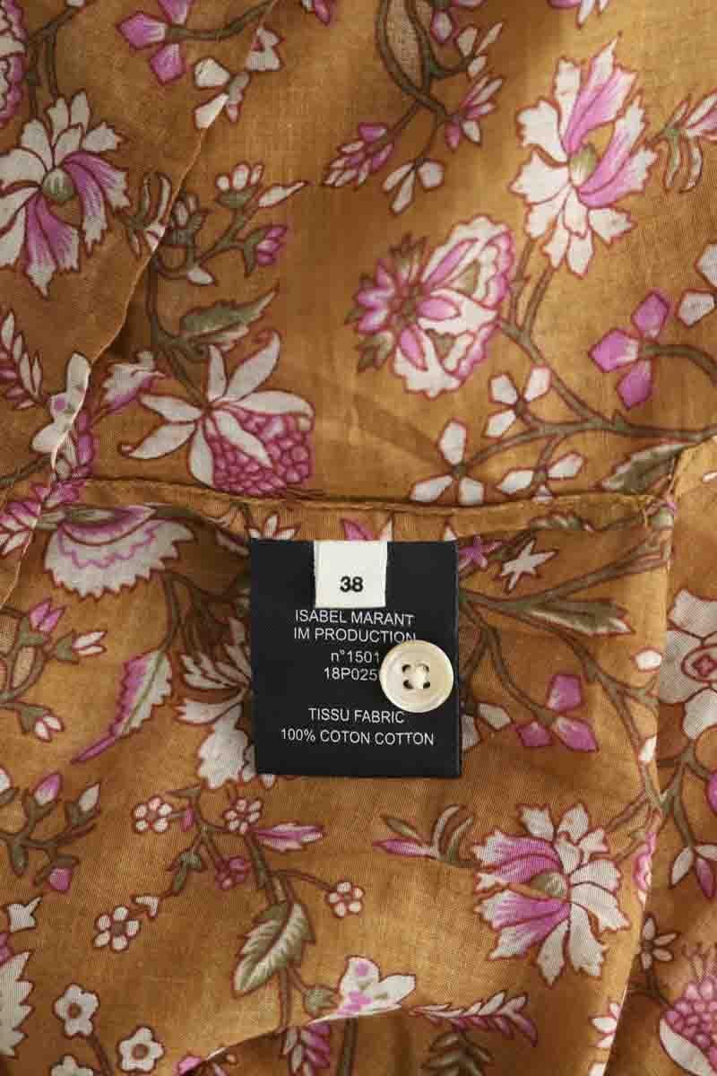 Cotton blouse ISABEL MARANT ÉTOILE - SECONDE MAIN Brown