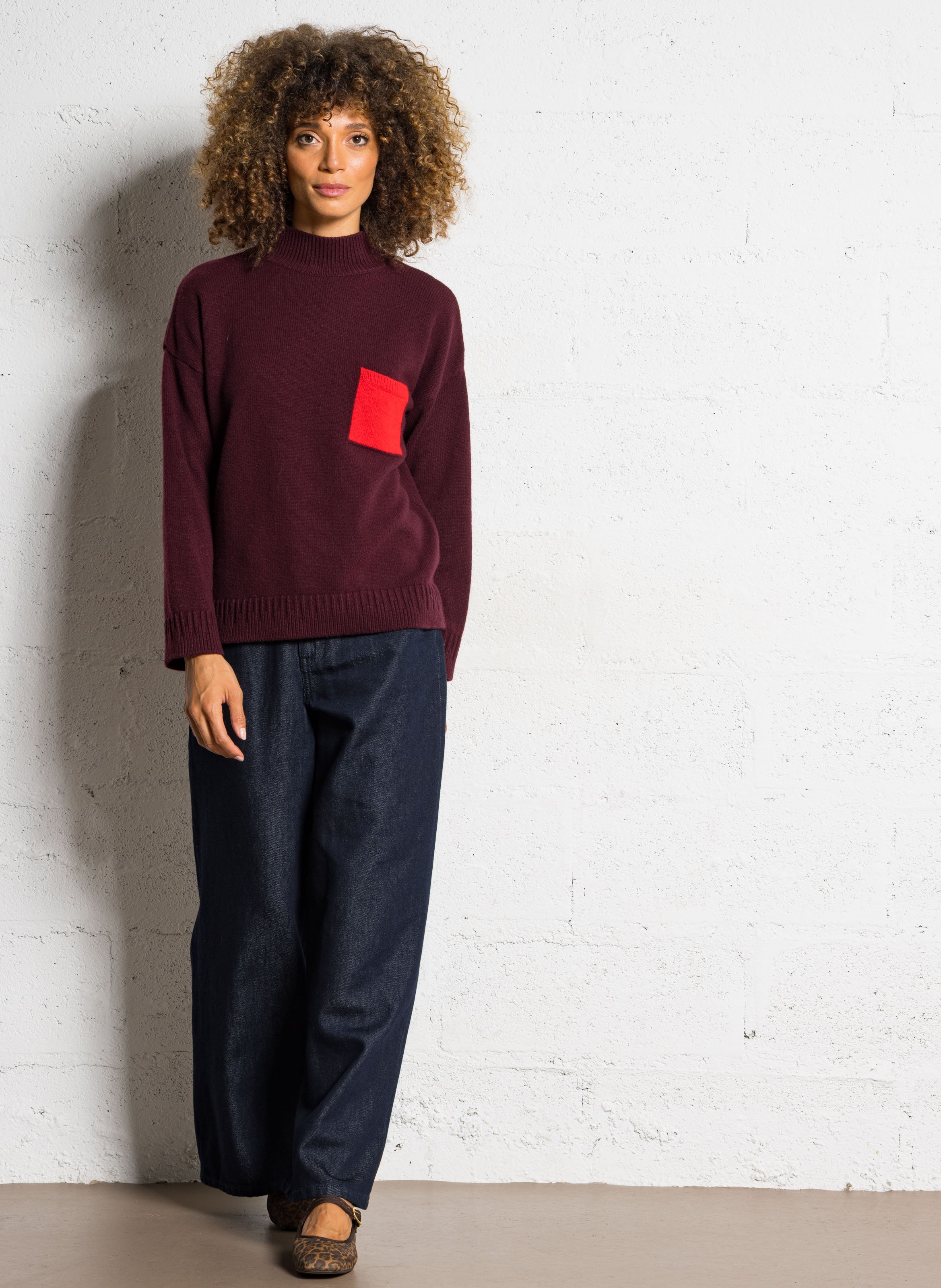 Leren luipaardprint ballerina's MAISON TOUFET Veelkleurig