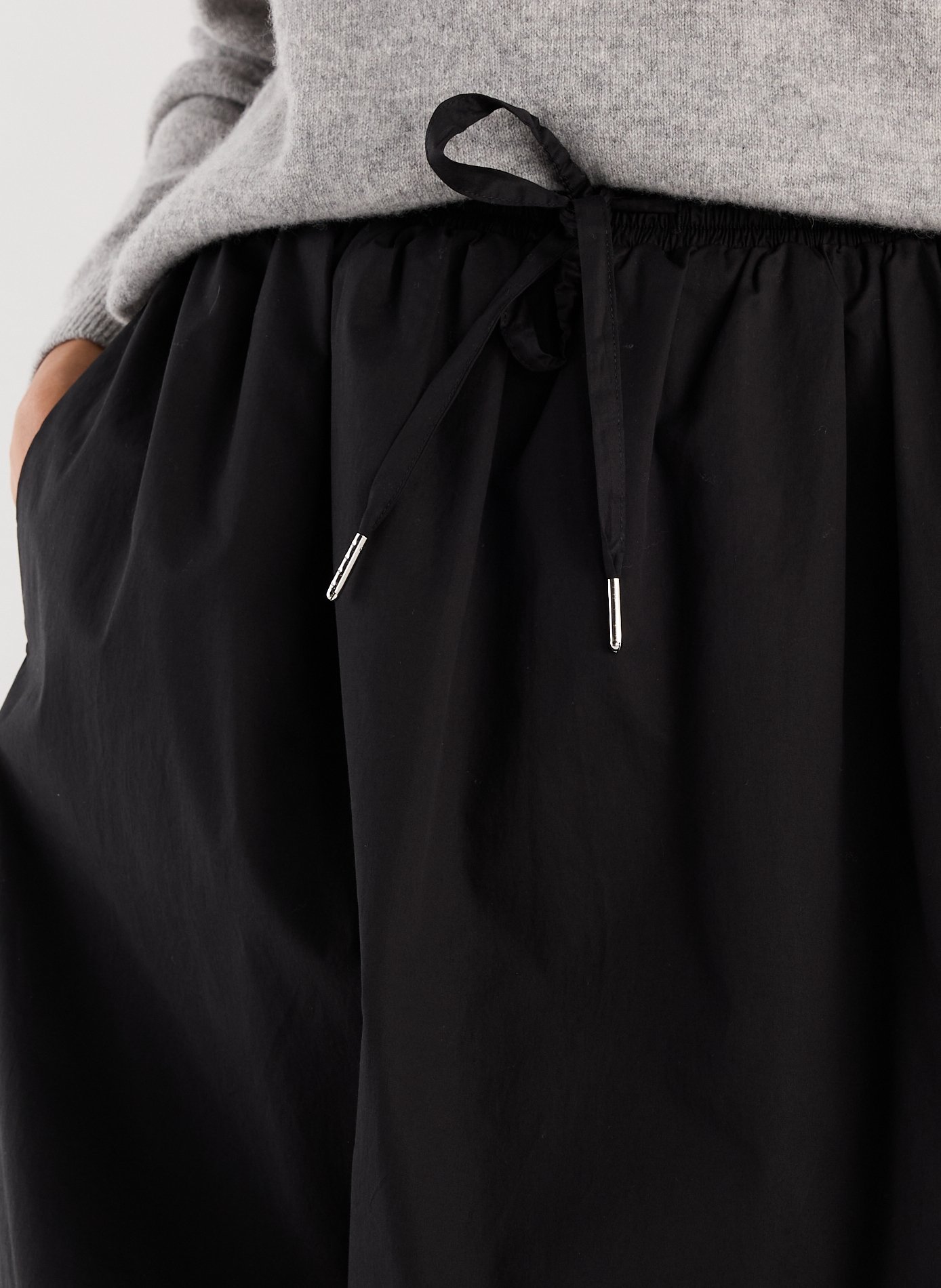 Jupe bouleen coton mélangé SAISON 1865 Noir