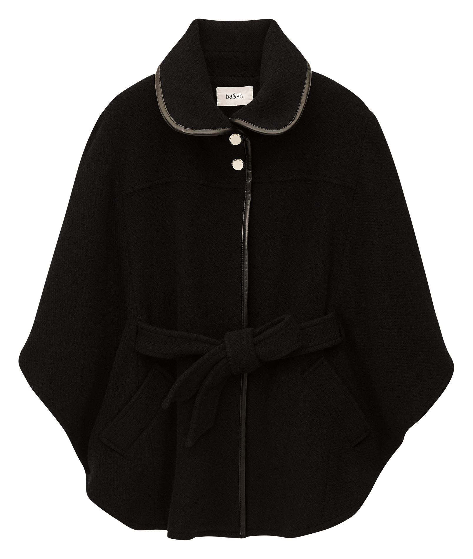 Jas met klassieke kraag BA&SH Blauw