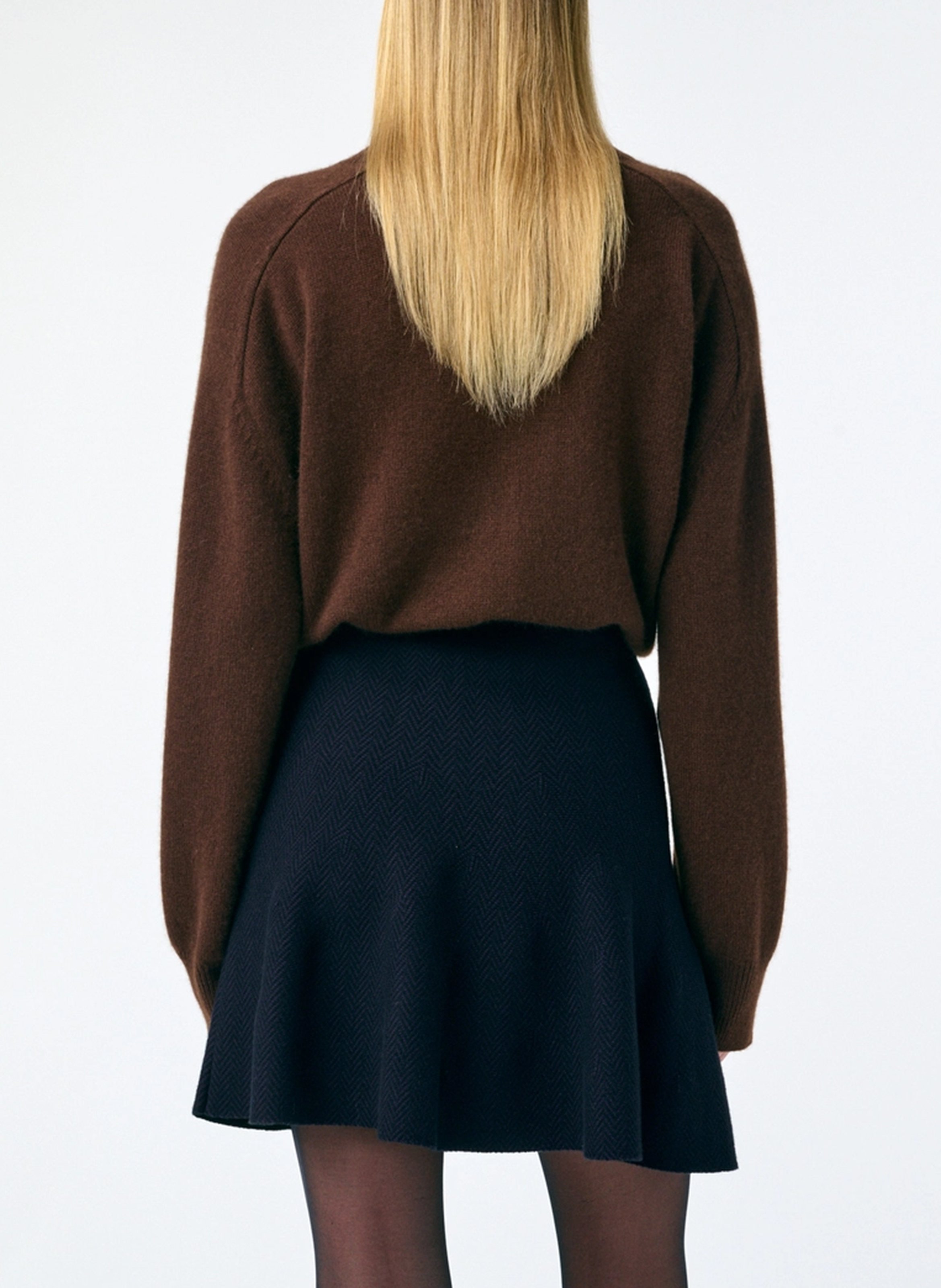 Jupe courte évasée VANESSA BRUNO Noir