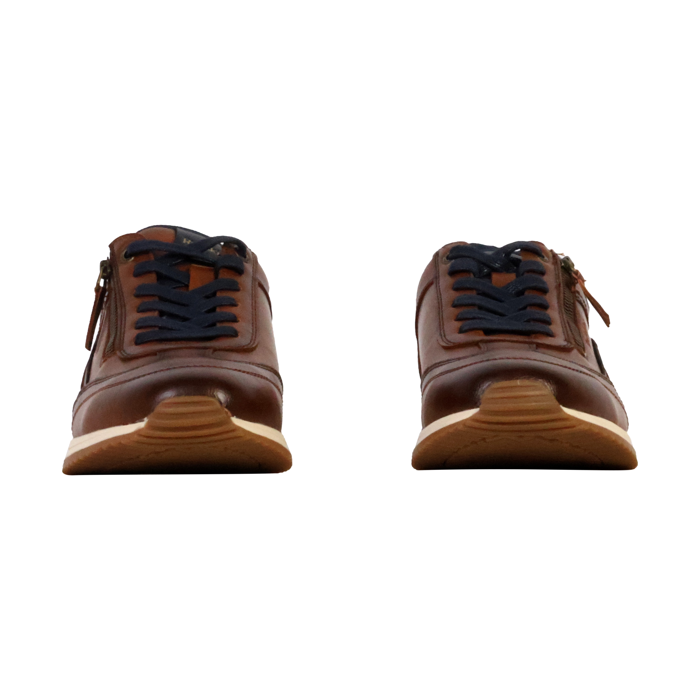 Low lace-up sneaker laken REDSKINS Brown