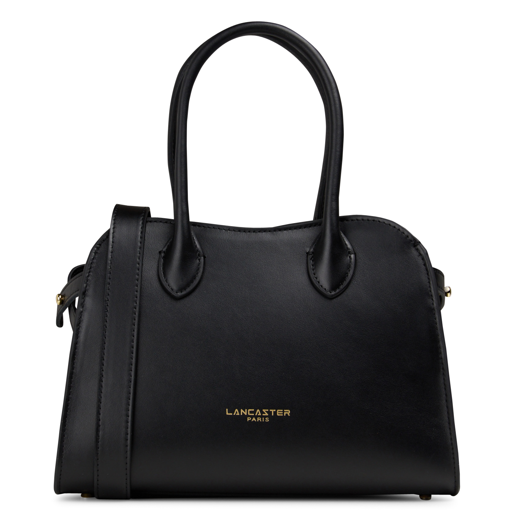 A-line leather skirt LANCASTER PARIS Black