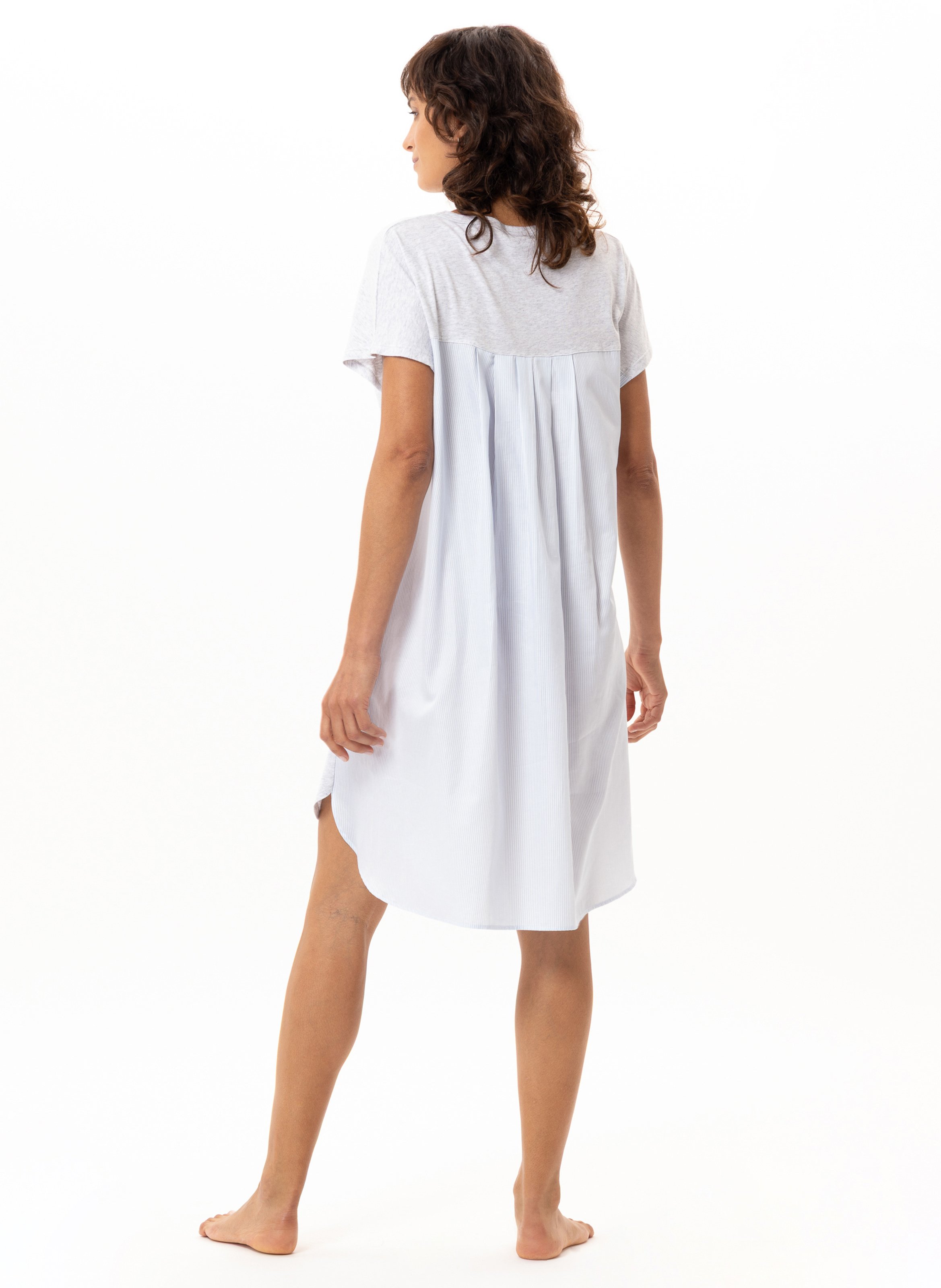 Chemise de nuit en coton modal LE CHAT Multicolore