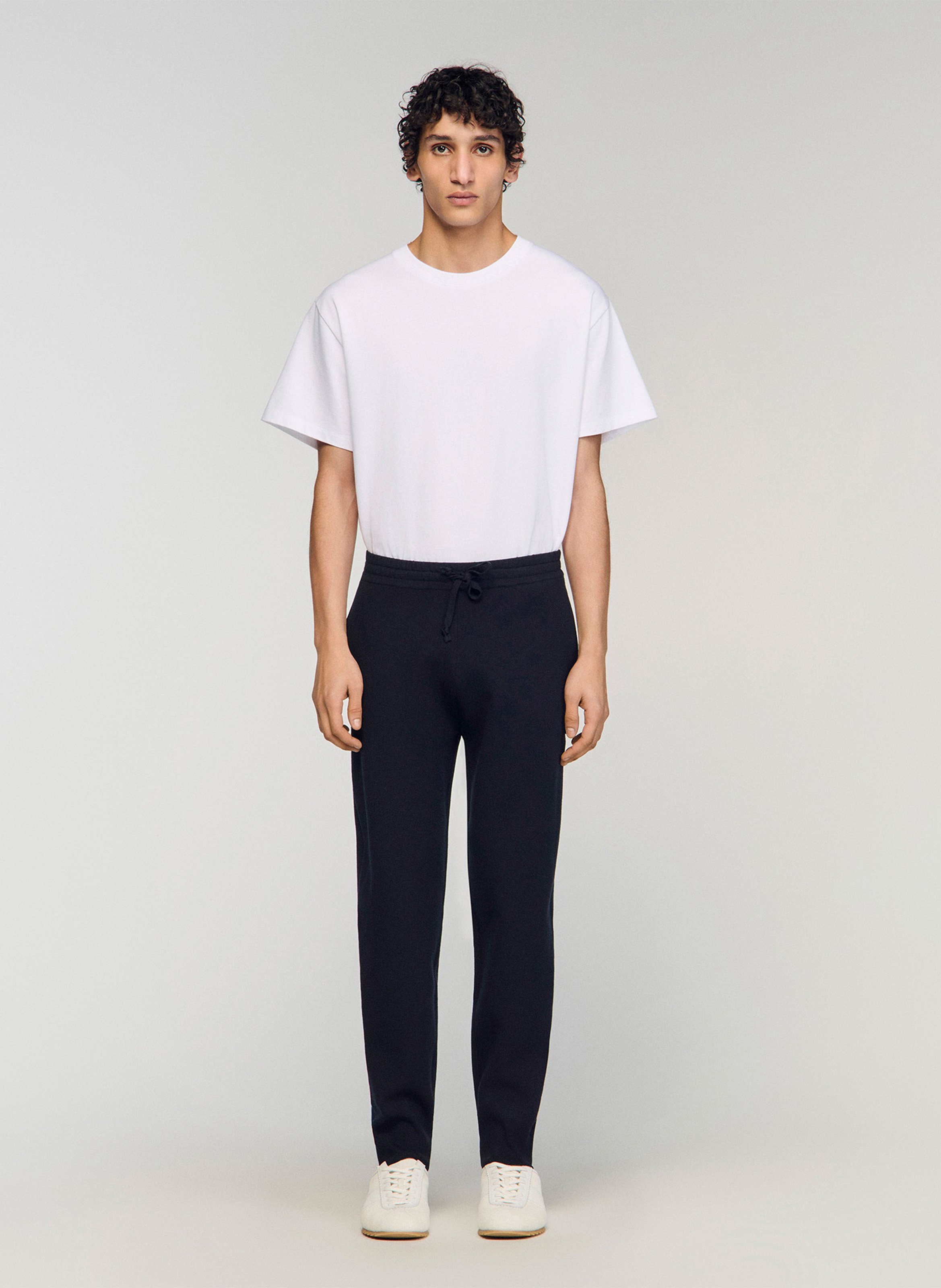 Jogging en maille SANDRO Bleu