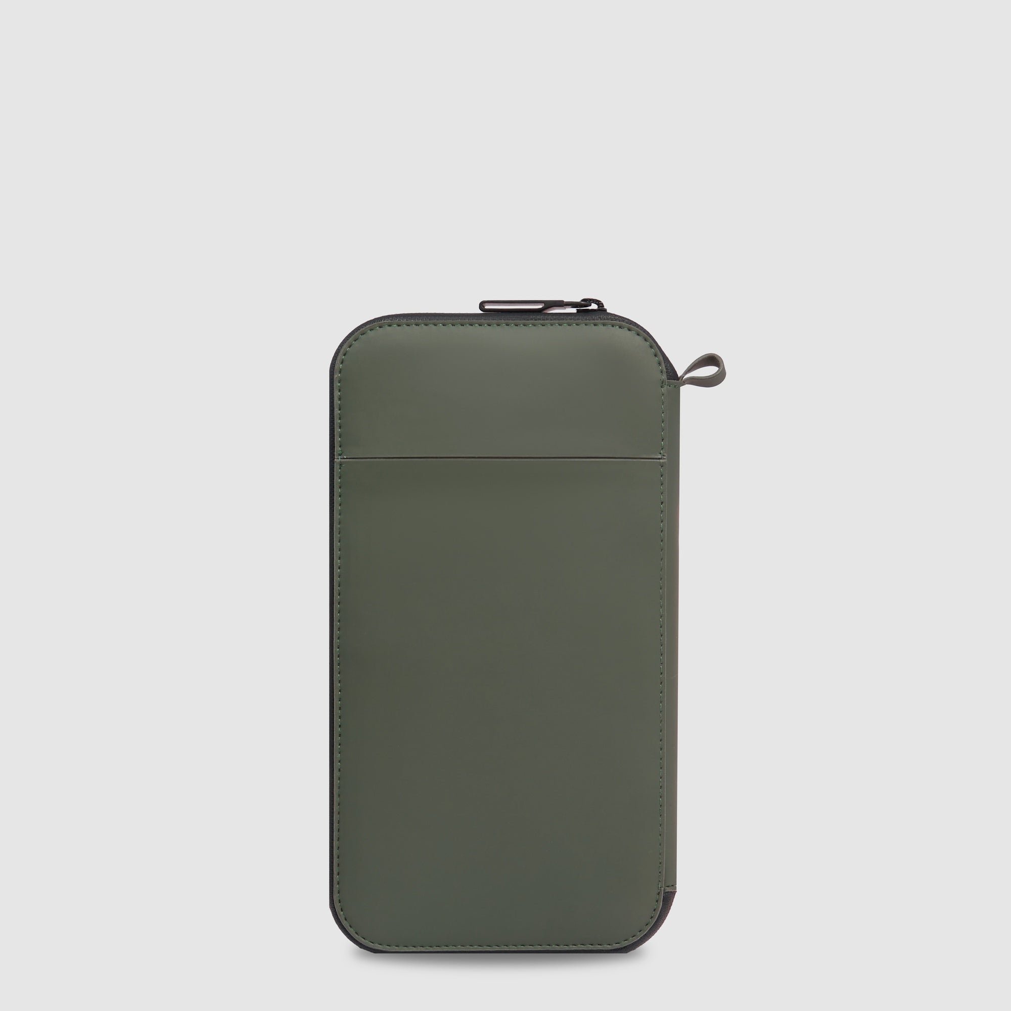 Zippered passport holder PIQUADRO Green