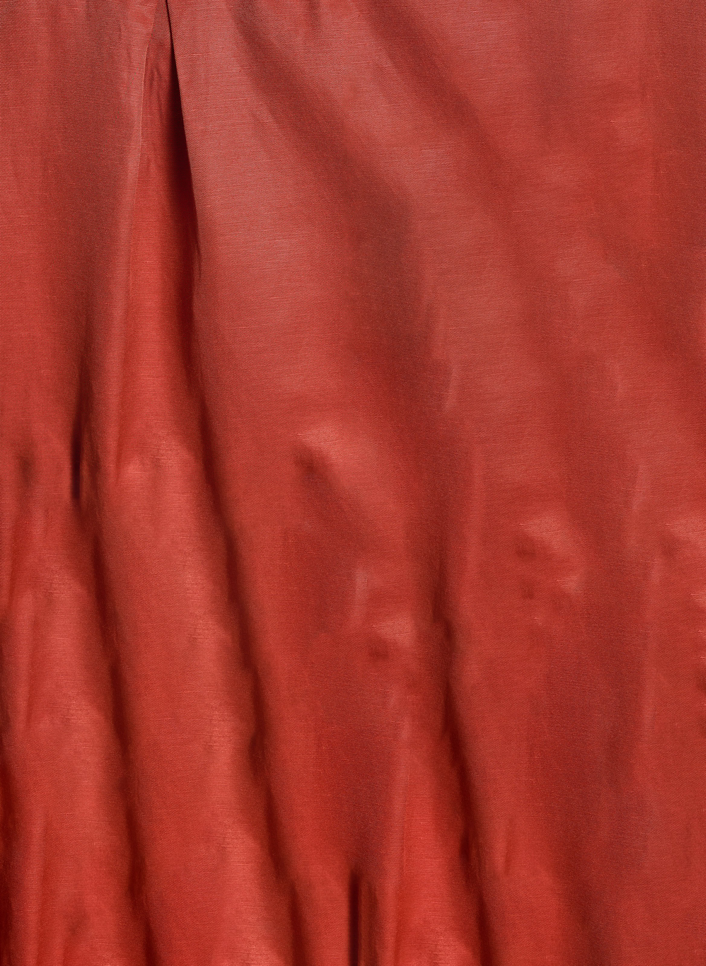 Jasje met klassieke kraag - linnenblend LA FEE MARABOUTEE Oranje