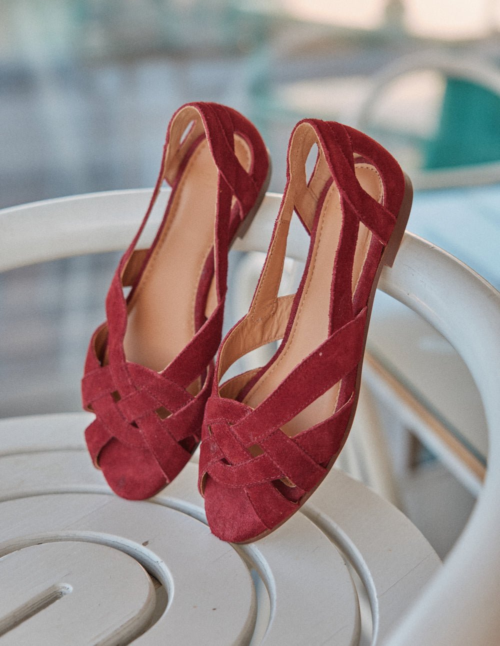 Sandales ODAJE Rouge