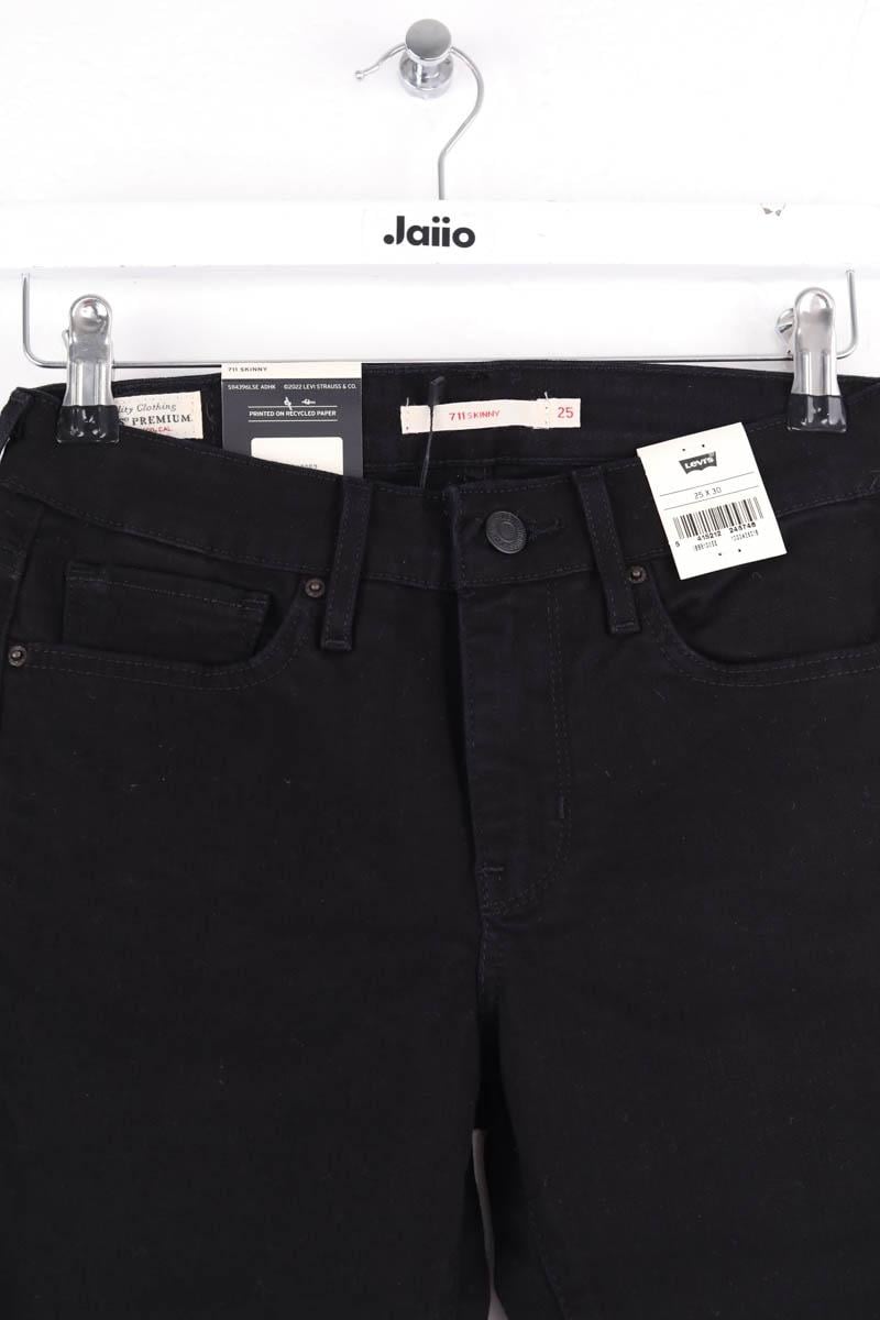 Cropped slim jeans with studs LEVI'S - Seconde main Black