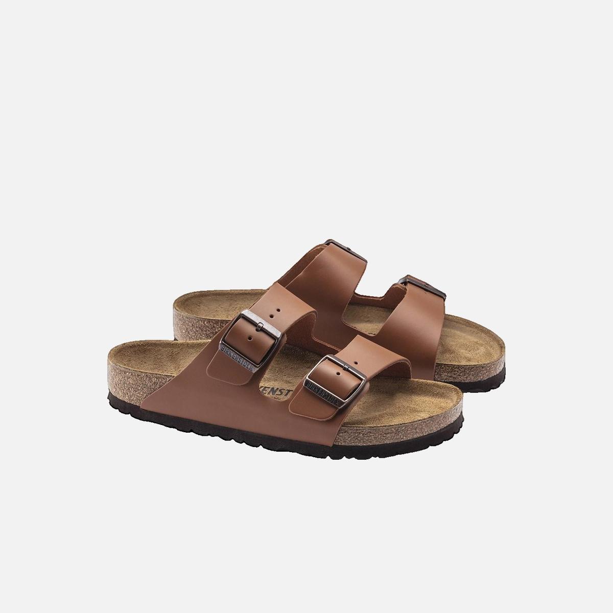 Arizona flat sandals BIRKENSTOCK Brown