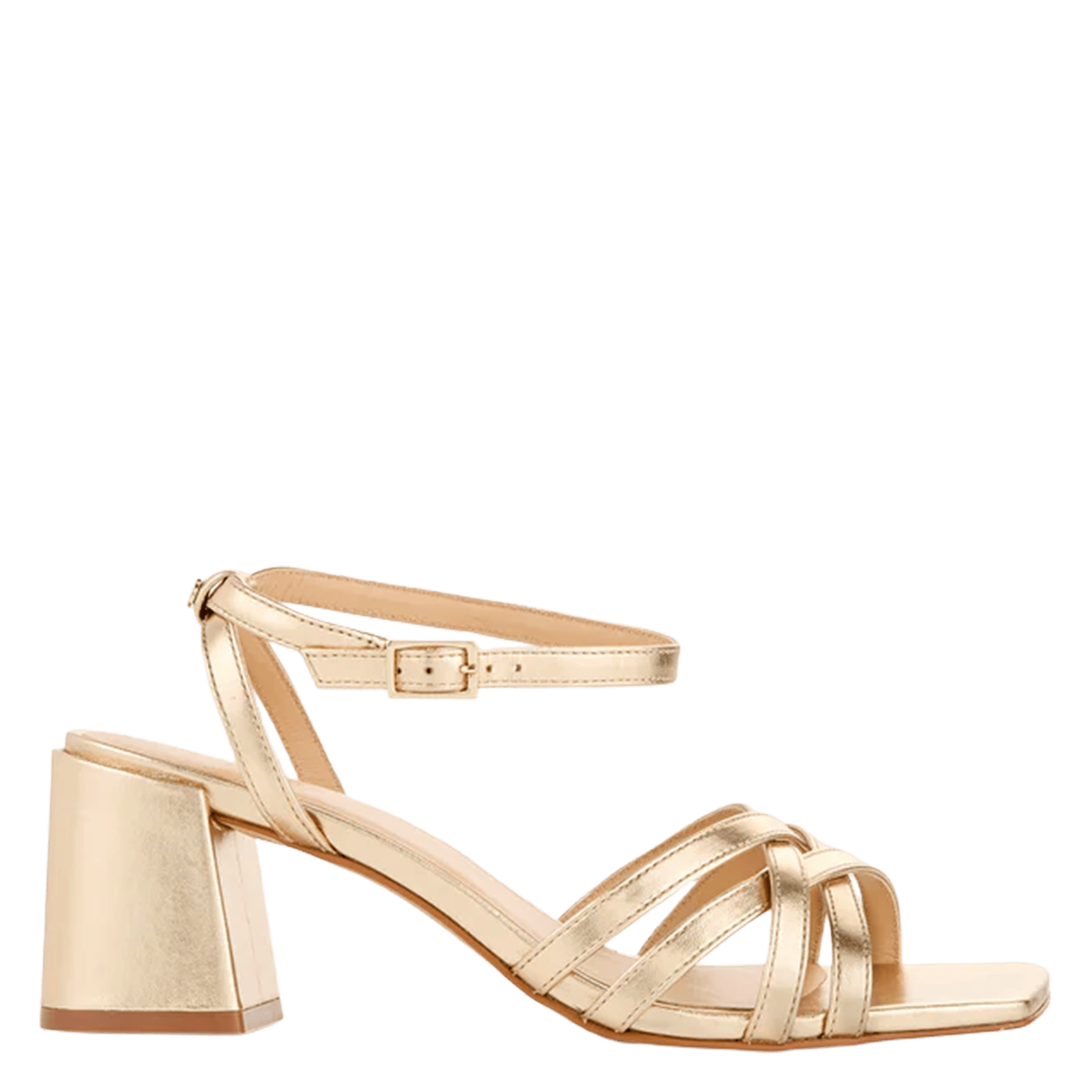 Sandalias altas de ante COSMOPARIS Dorado