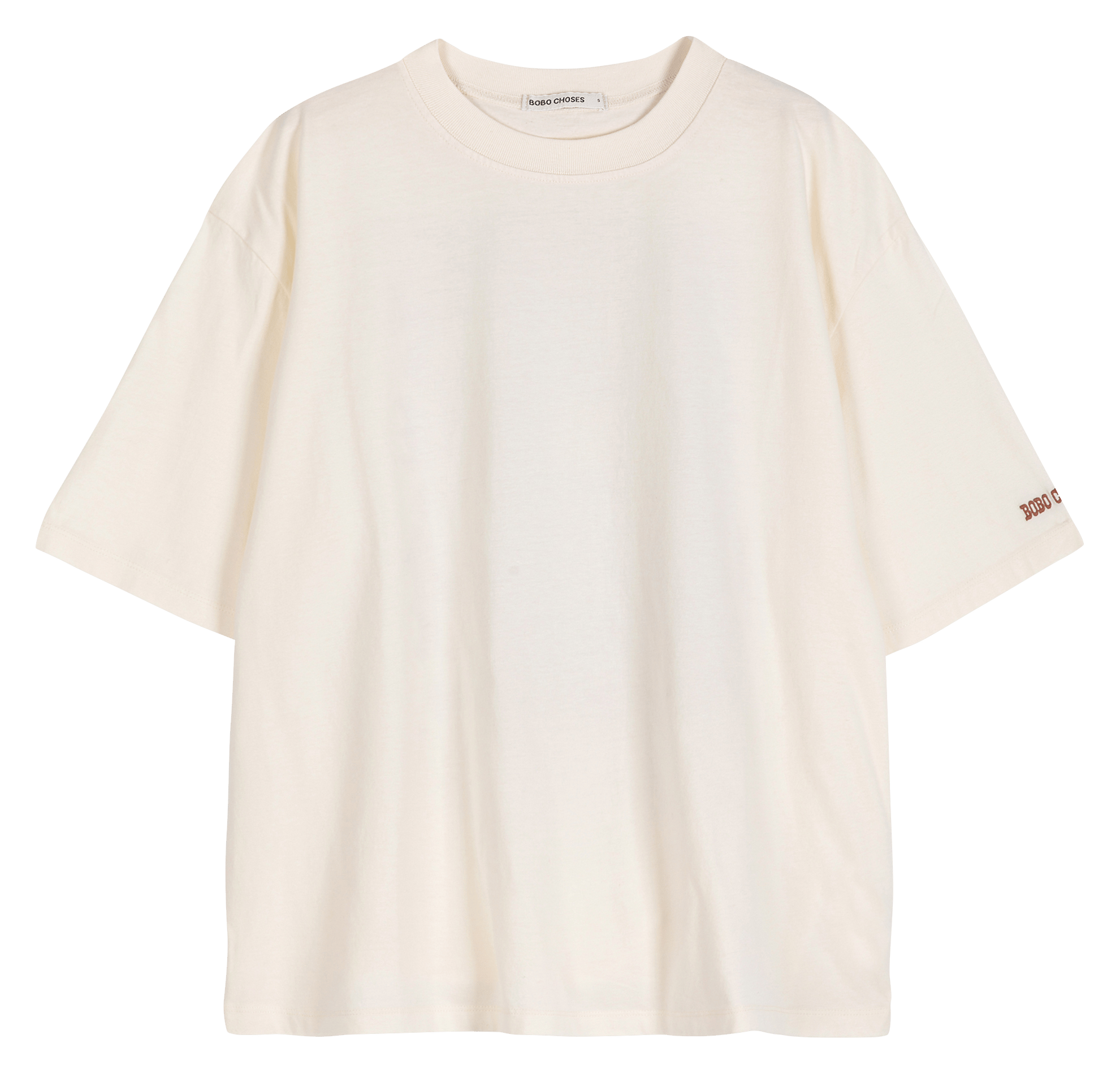 Tee-shirt ample sérigraphié BOBO CHOSES Blanc