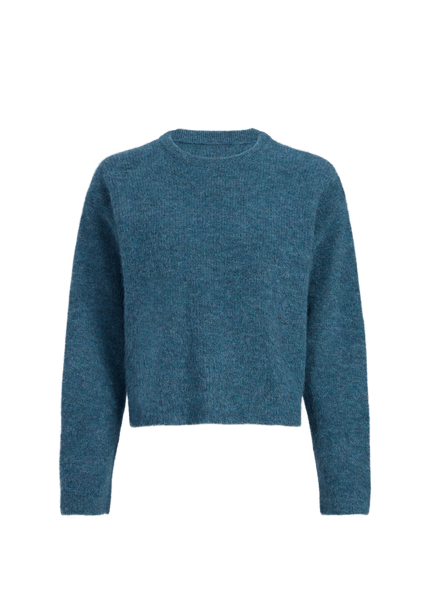 Round neck pullover in blended alpaca - Baylory SAISON 1865