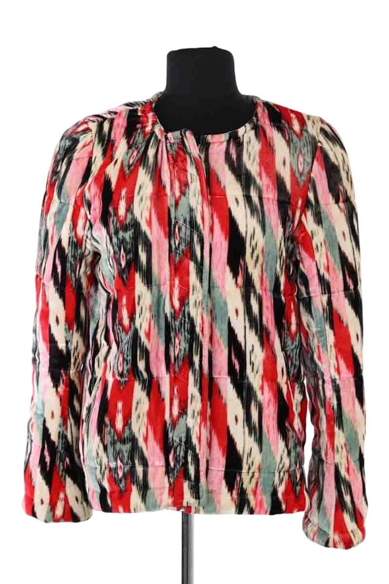 Regular-fit organic cotton jacket with sherpa collar ISABEL MARANT ÉTOILE - SECONDE MAIN Multicolored