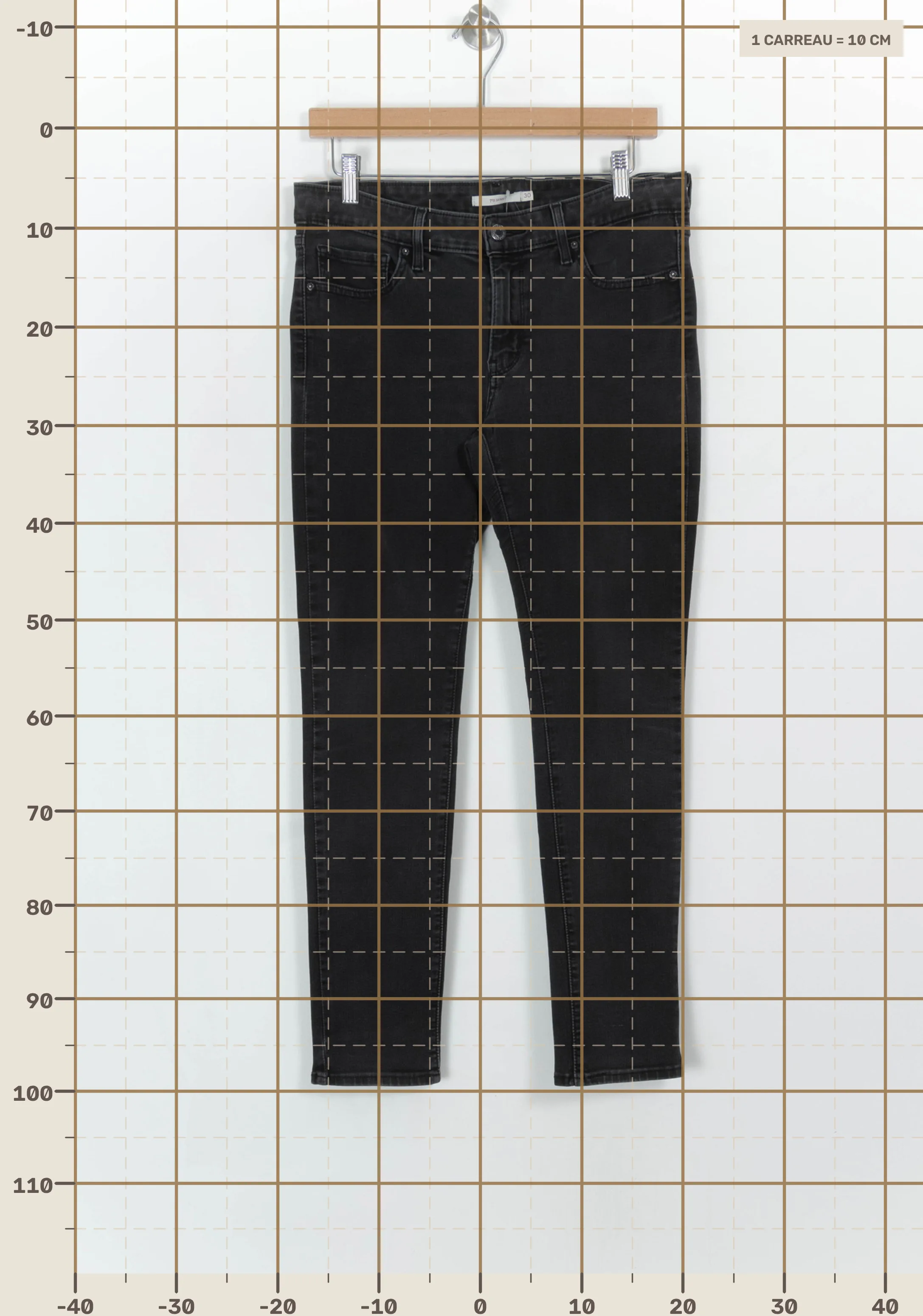 Jeans LEVI'S - Seconde main Grey